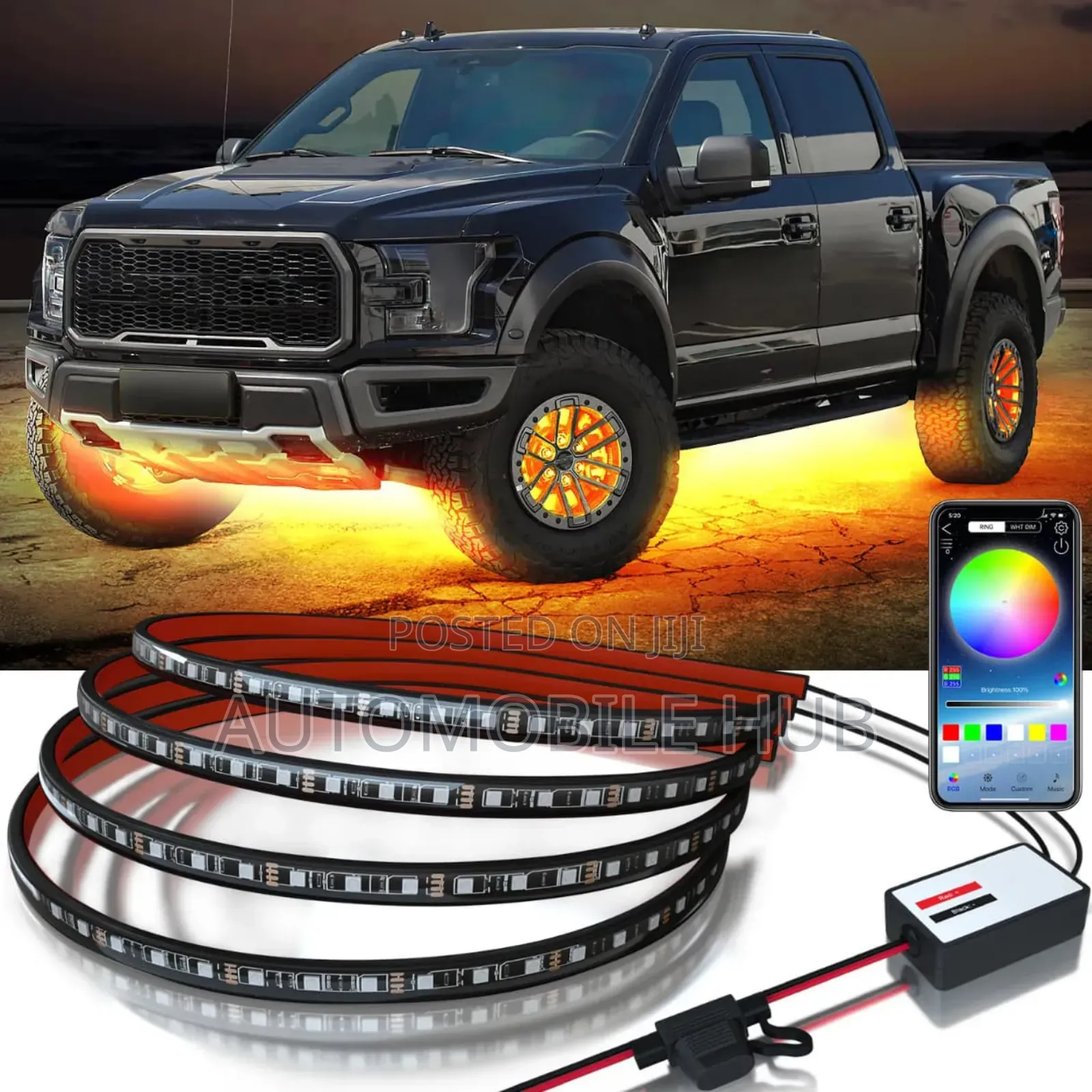 Exterior Car Underglow Led Lights - Different Colors