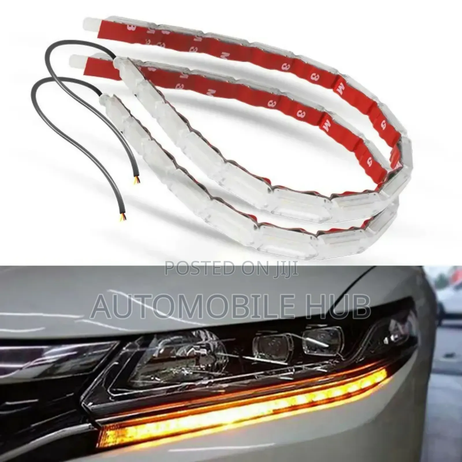 Crystal DRL Headlights 2 PCS