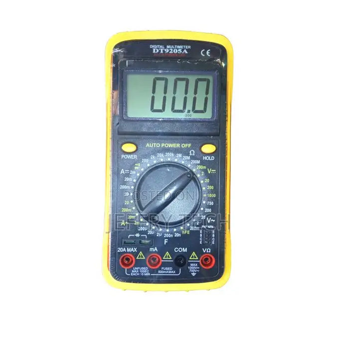 Digital Multimeter Voltmeter Acdc Tester 9205a