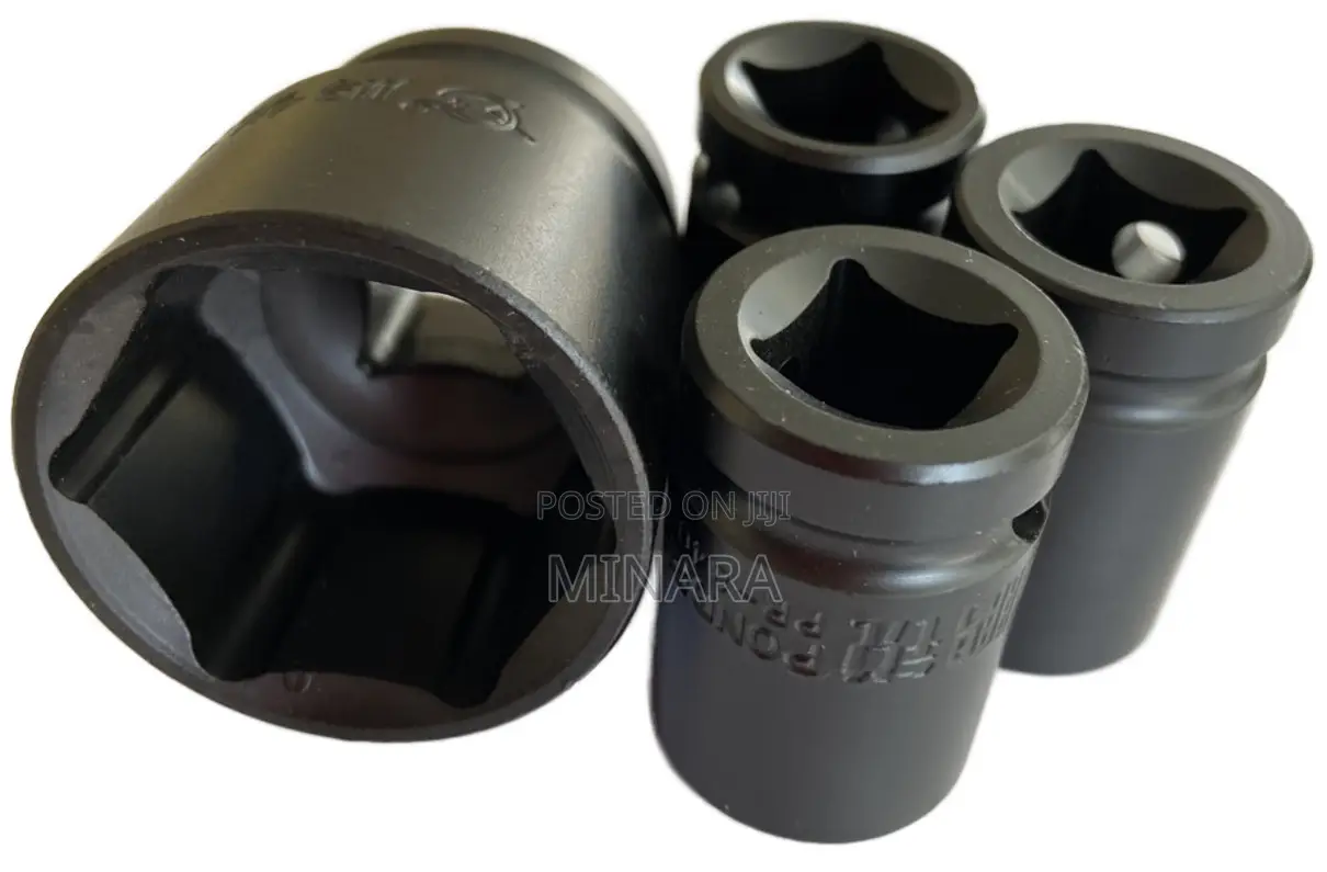 20 Pcs, Impact Rated Sockets, 6-point Sockets (No. 8-32)