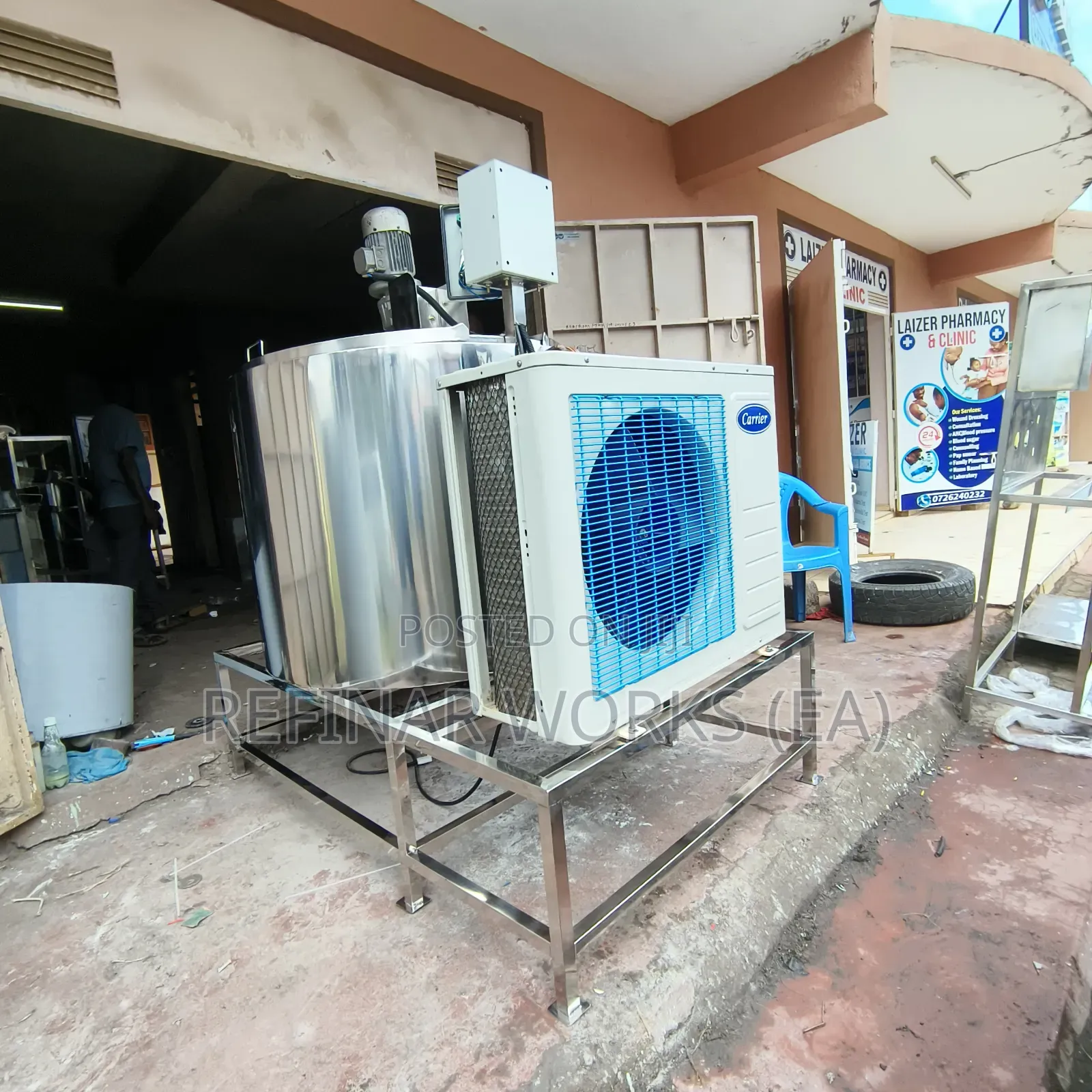 Chilled Milk Tank – Durable 500l Dairy Chiller
