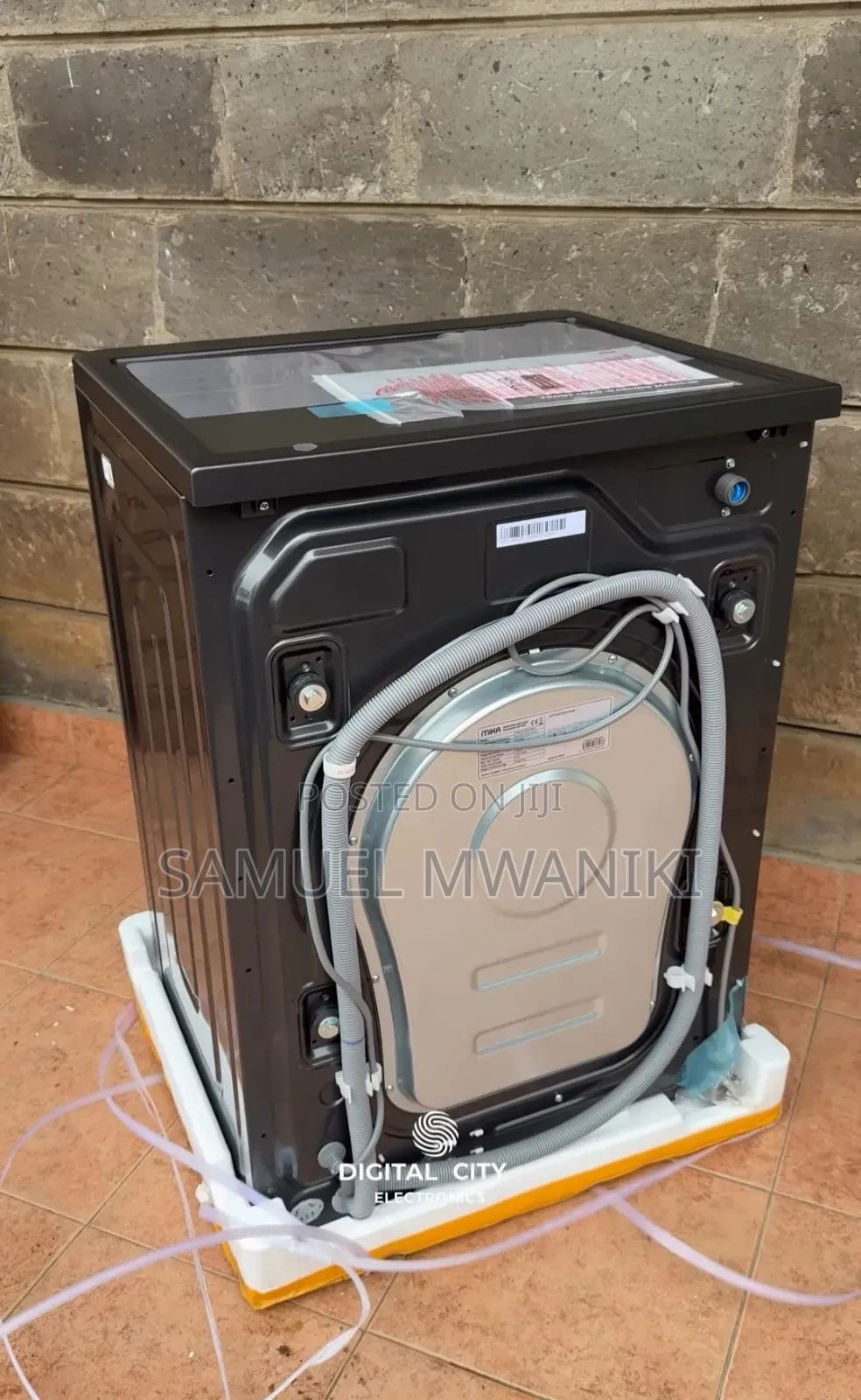 Mika Washing Machine 10/6kg Front Load Wash/Dry Steam Ozone