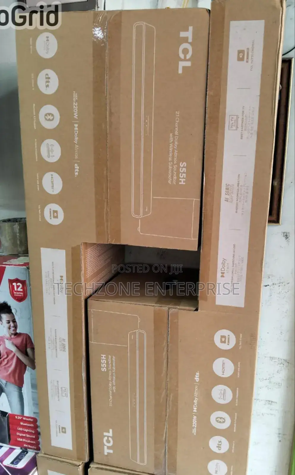 TCL S55h 2.1ch Pro Super Bass Soundbar Wireless Subwoofer