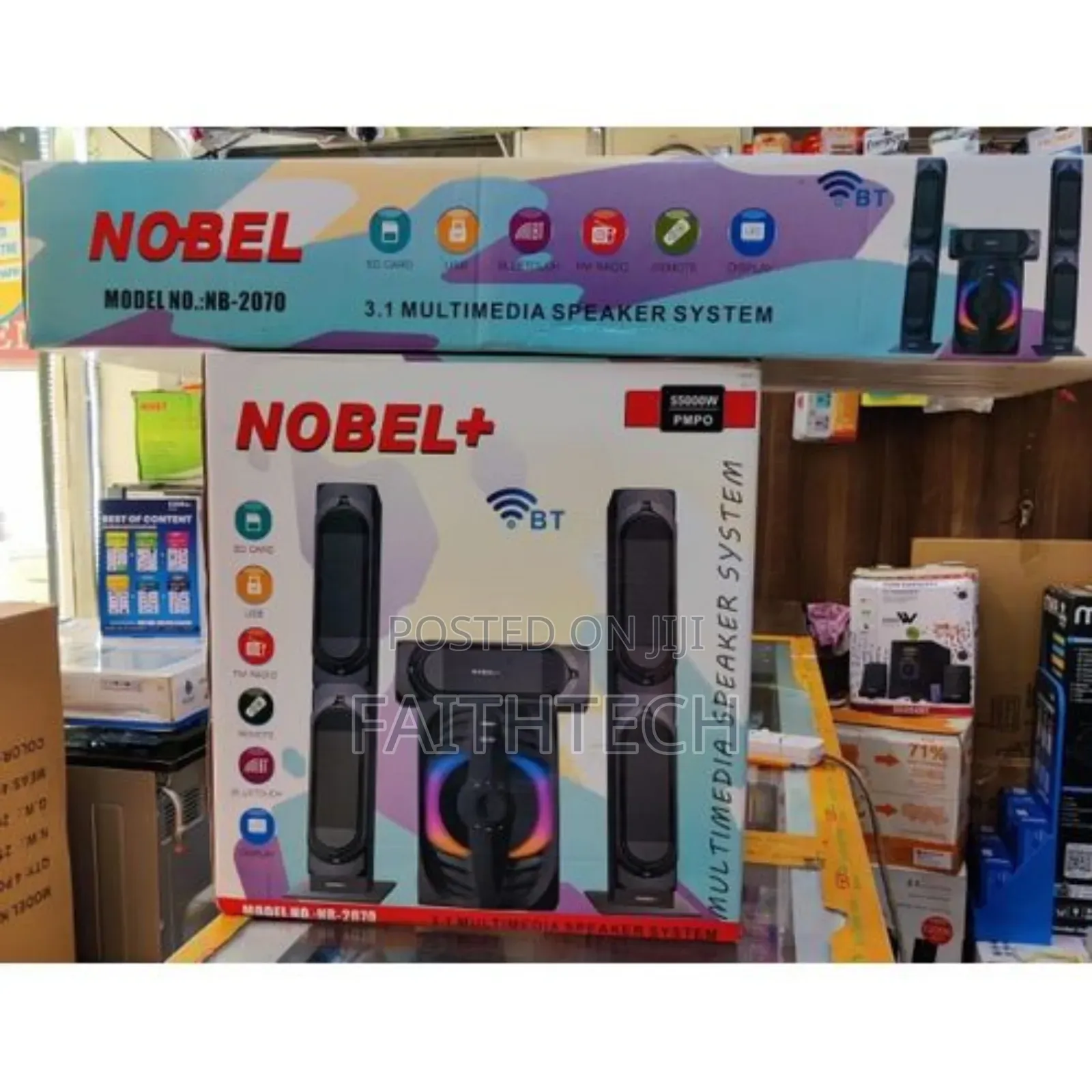 Nobelnb-20703.1chsubwoofer55,000w Pmpo Multimedia Sub Woofer