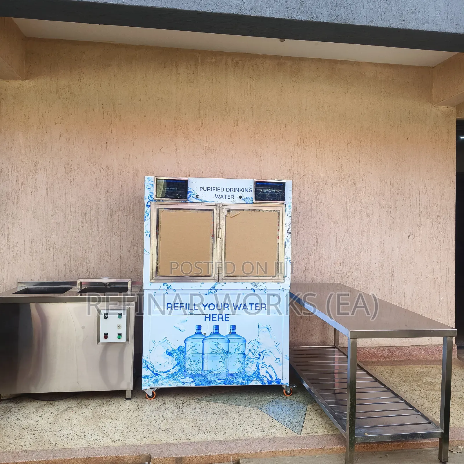 Water Vending Machines and Refill Station Setup