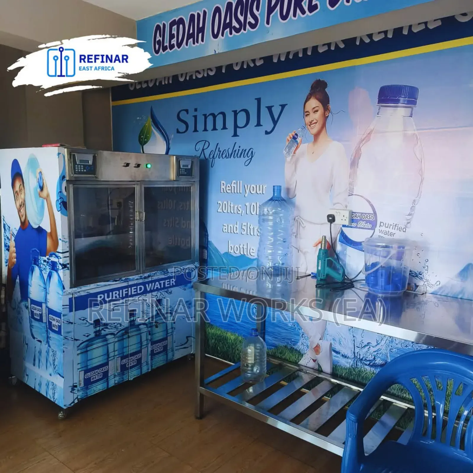 Water Vending Machines and Refill Station Setup