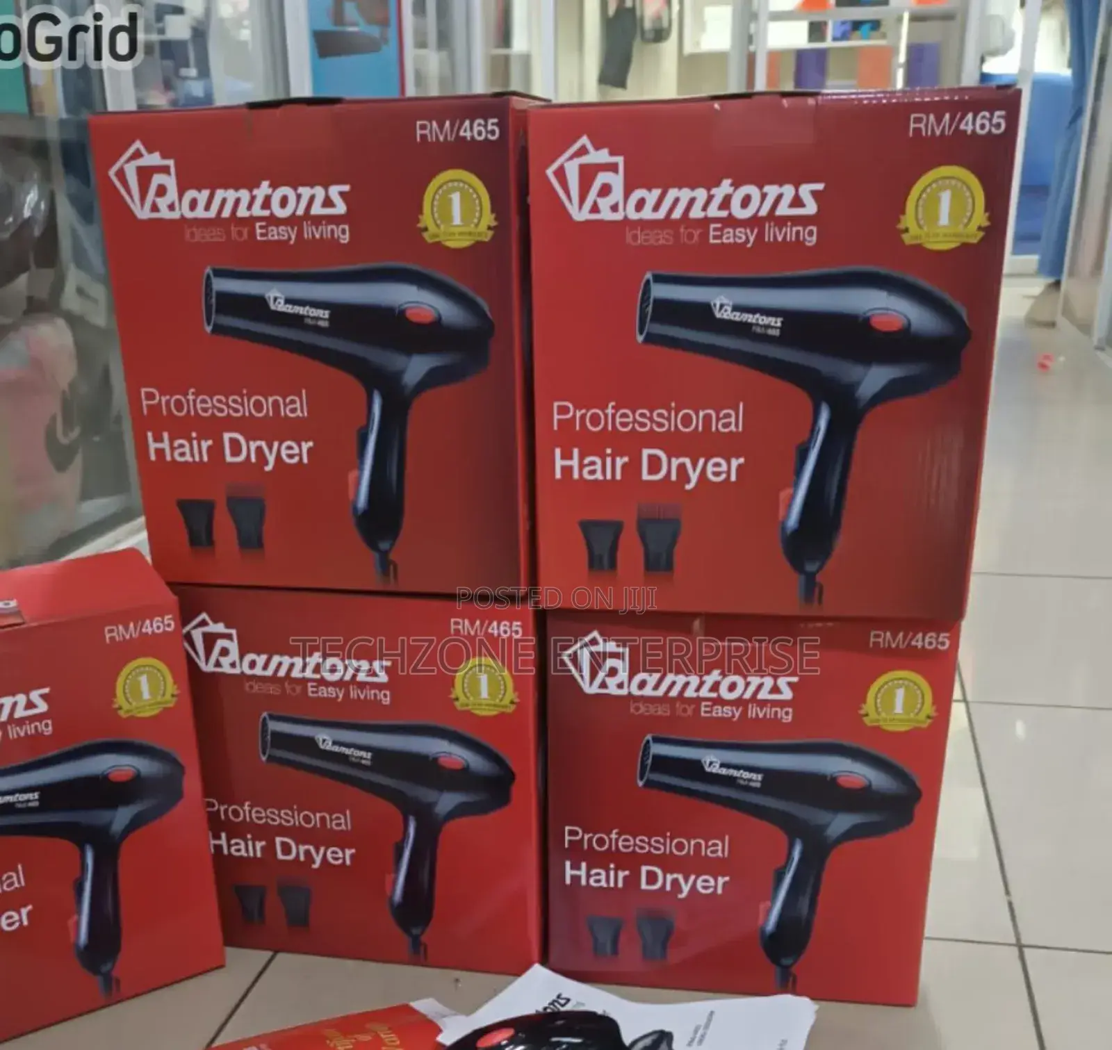 Ramtons Rm465 Proffesional Hair Dryer With 2 Speeds 