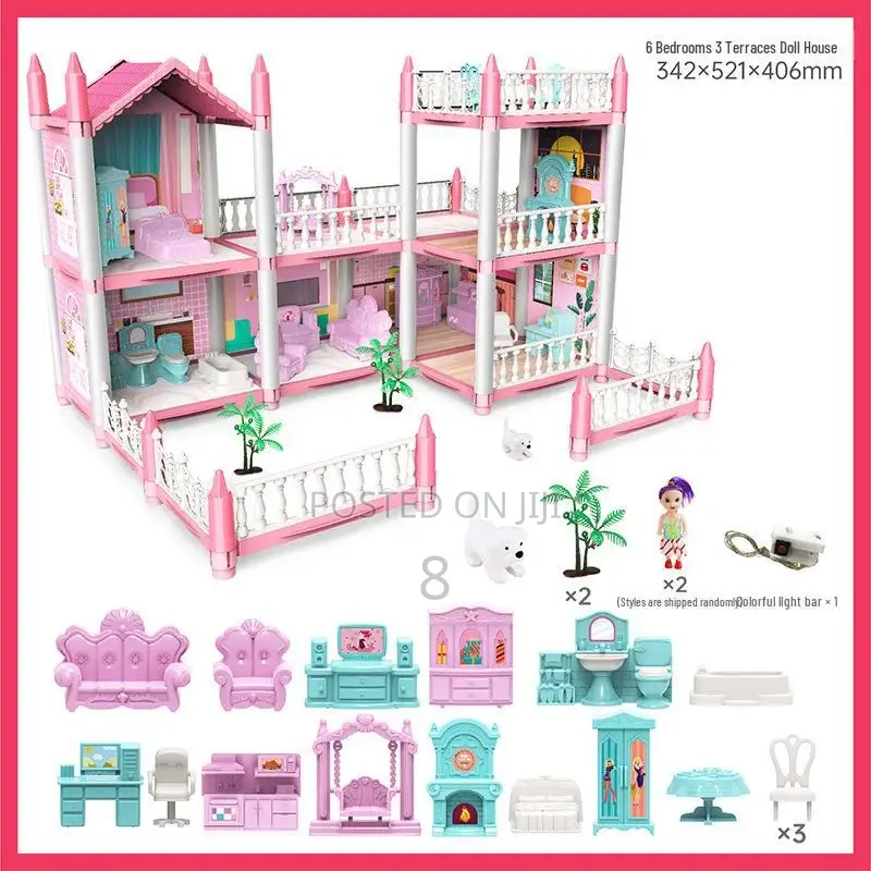 Colorful Dollhouse for Children — Perfect Gift