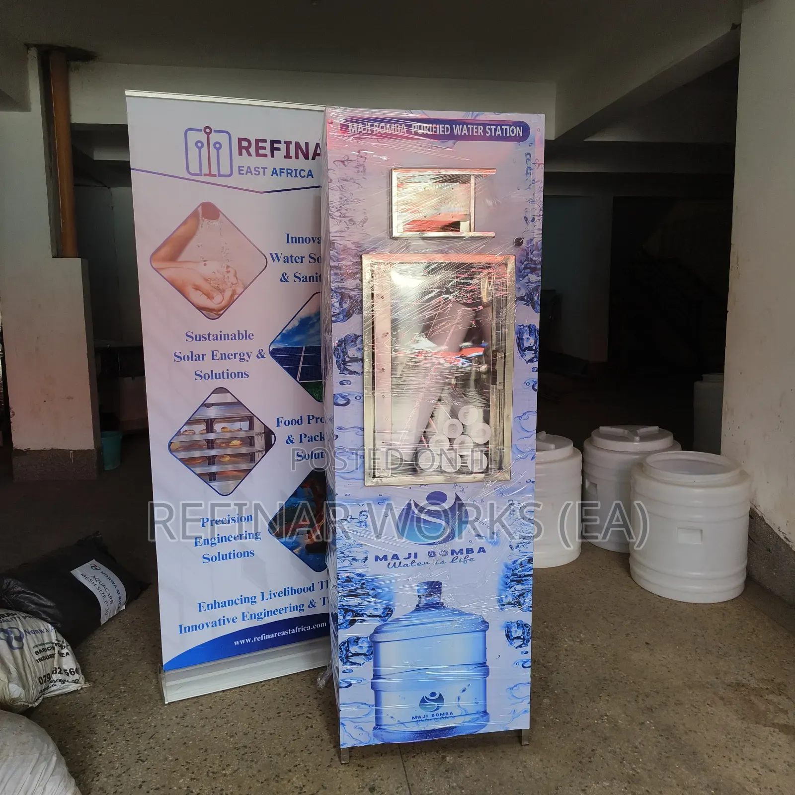 Water Purification Machine for Bottling Refill Station
