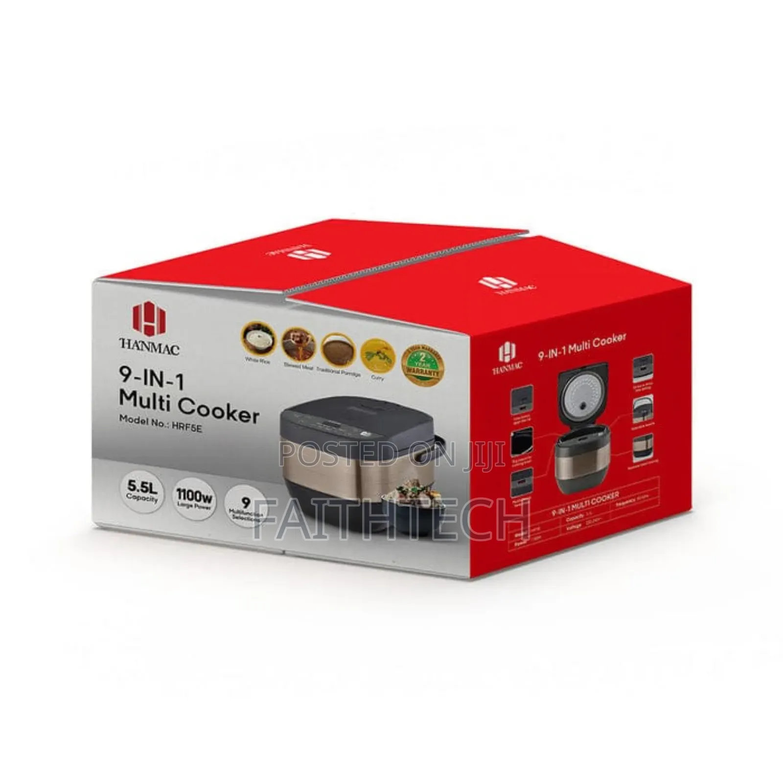 9 In 1 Hanmac Multi Cooker 5.5l