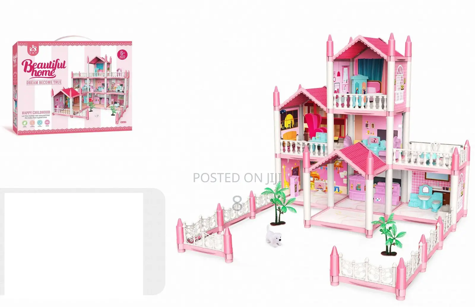 Miniature Dolls House With Accessories