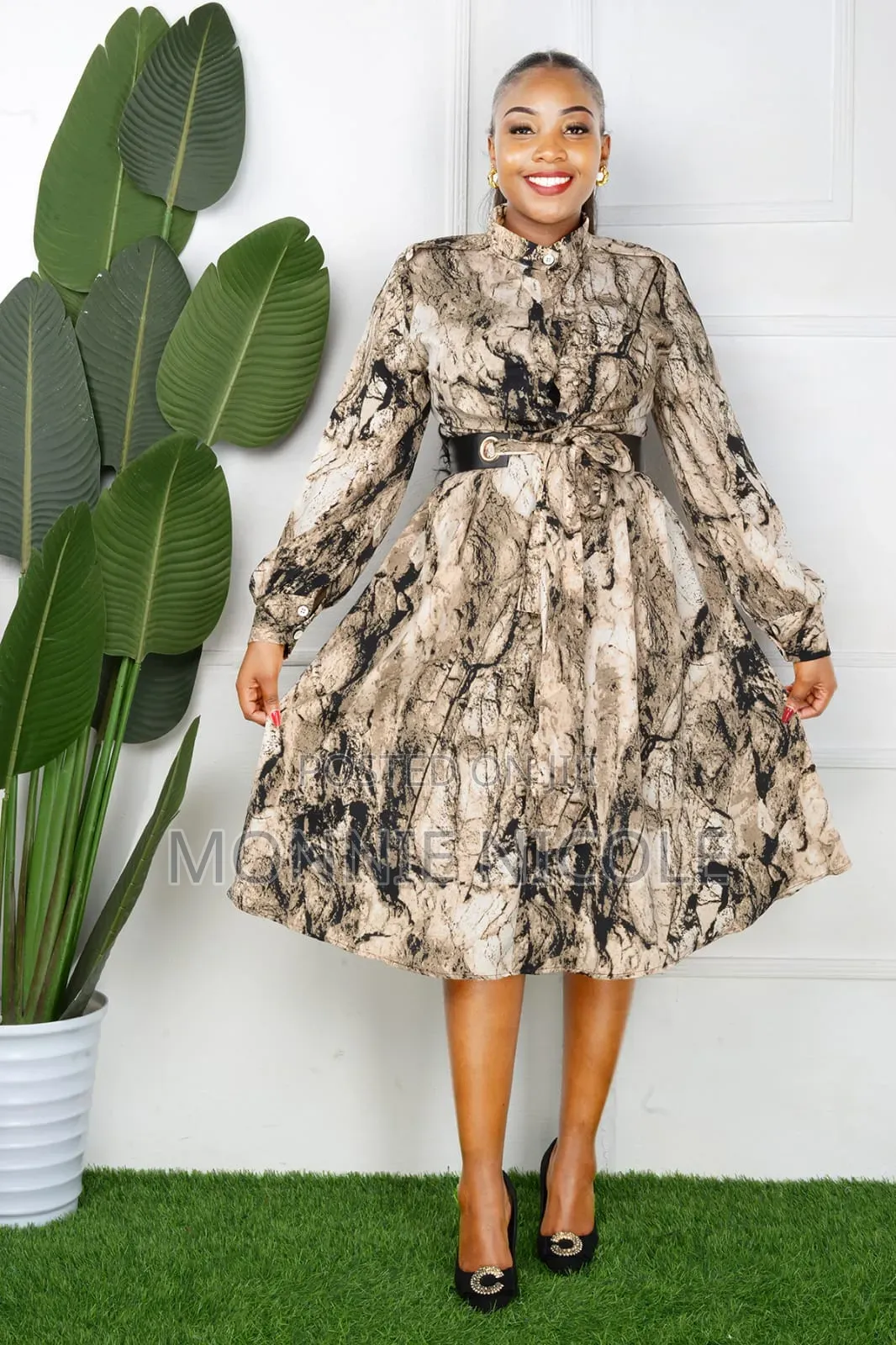 Classy Round Dress
