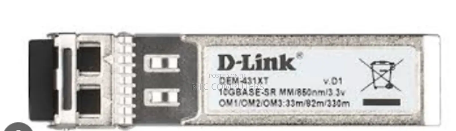 "10gbase-Sr Sfp+ Transceiver, Ddm, 80/300m Dem-431xt-Dd"