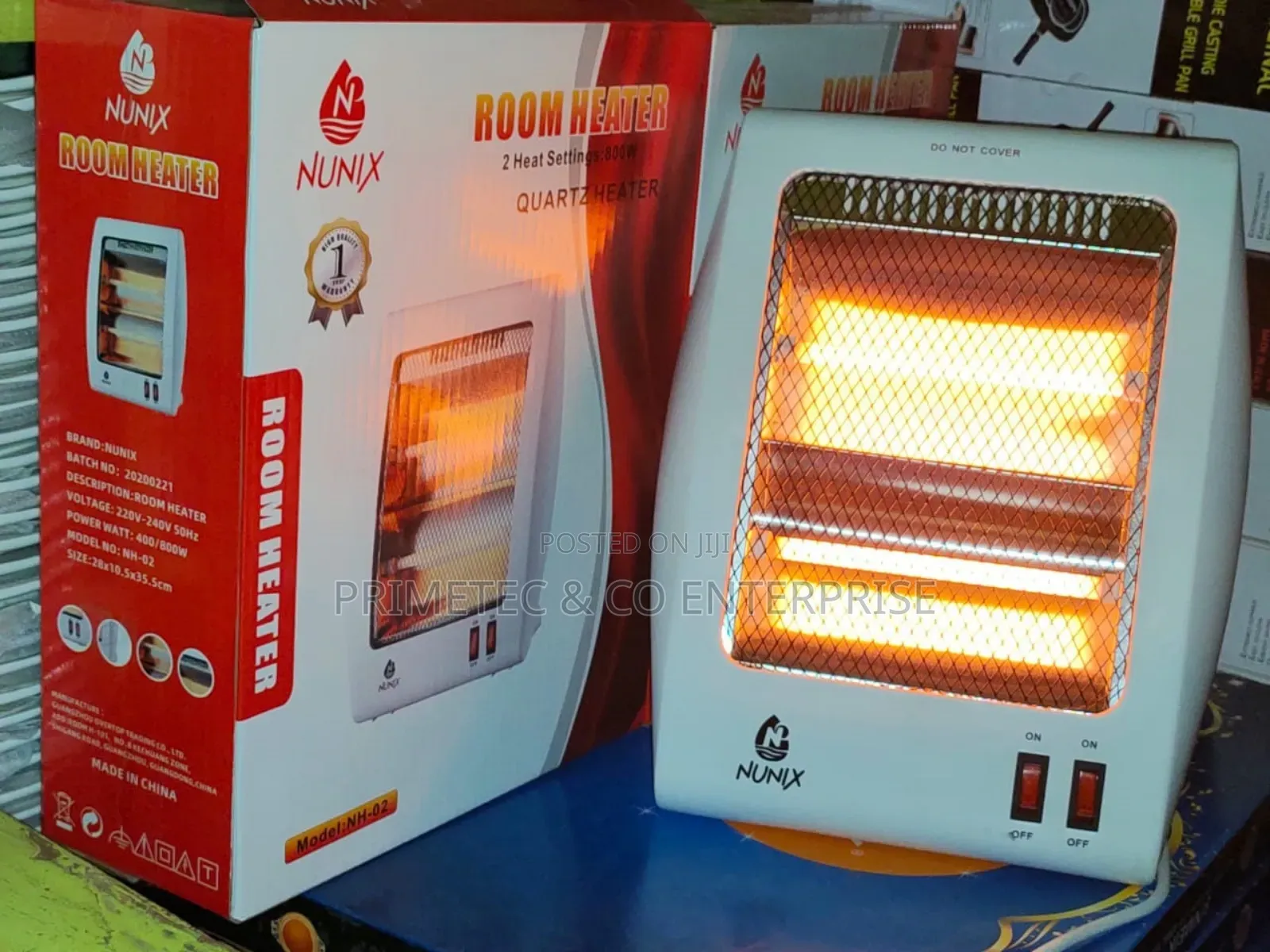 Room Heater, Nunix Portable Electric Room Heater.