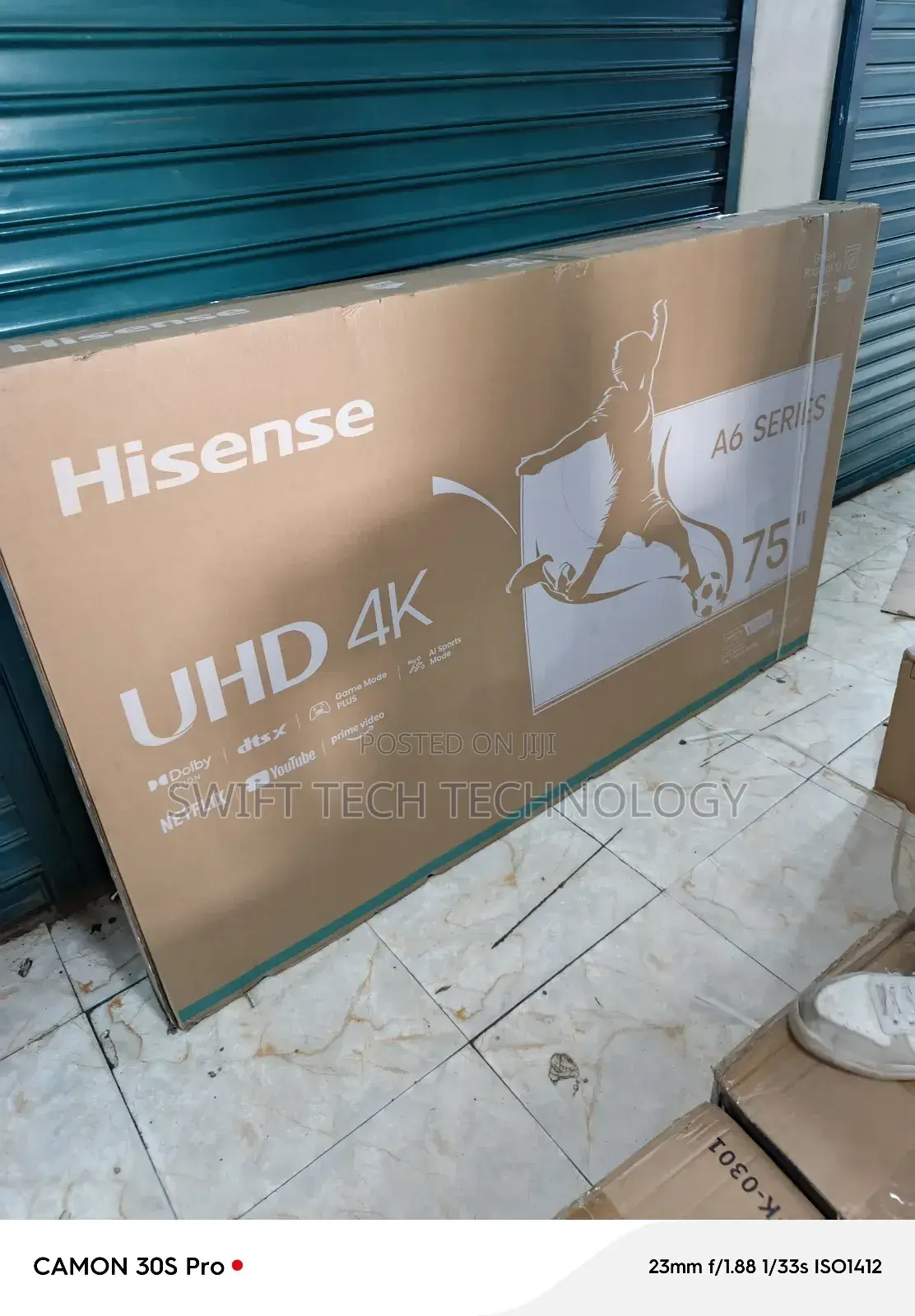 Hisense 75 Inches Frameless A6 Series Television