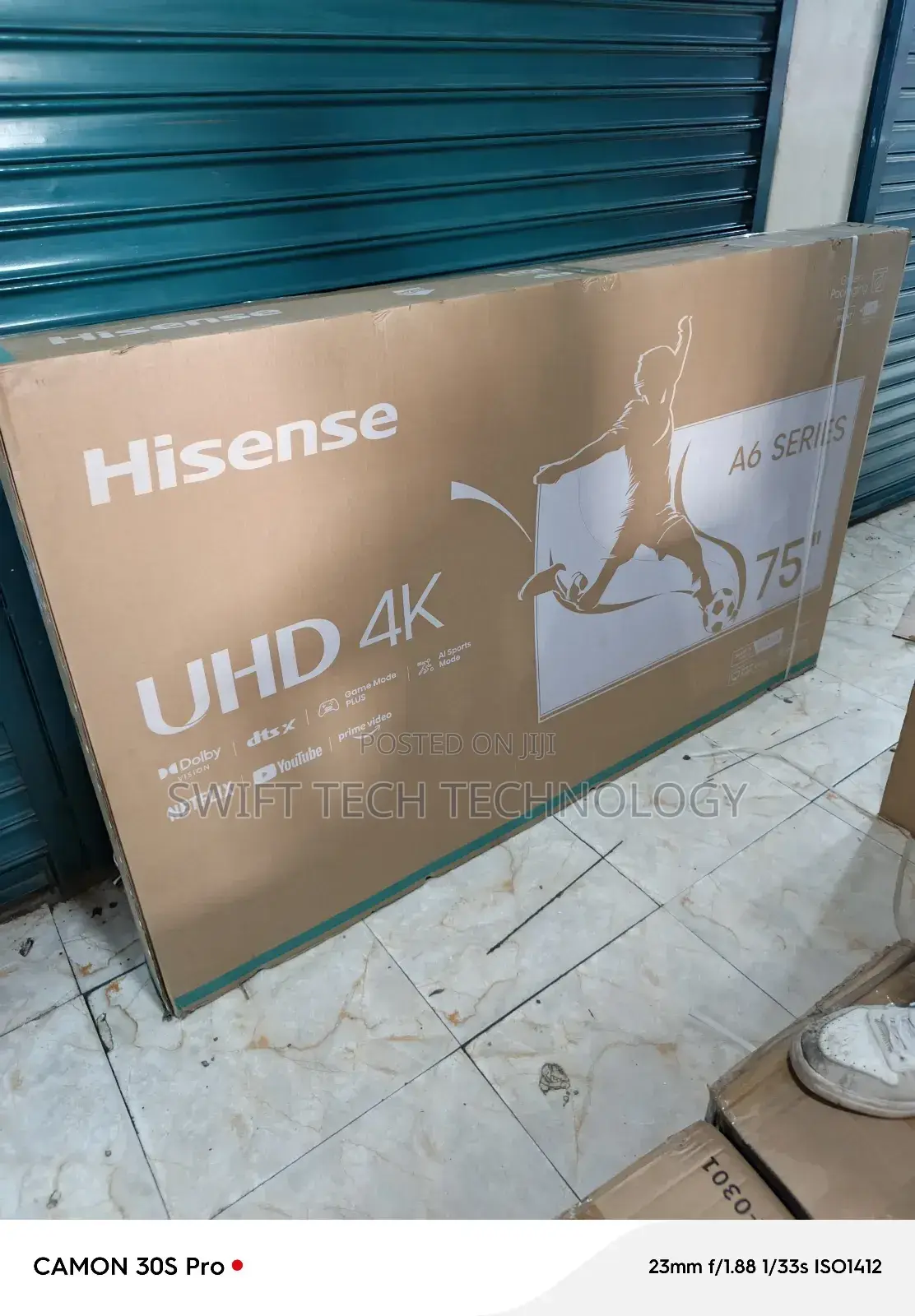 Hisense 75 Inches Frameless A6 Series Television