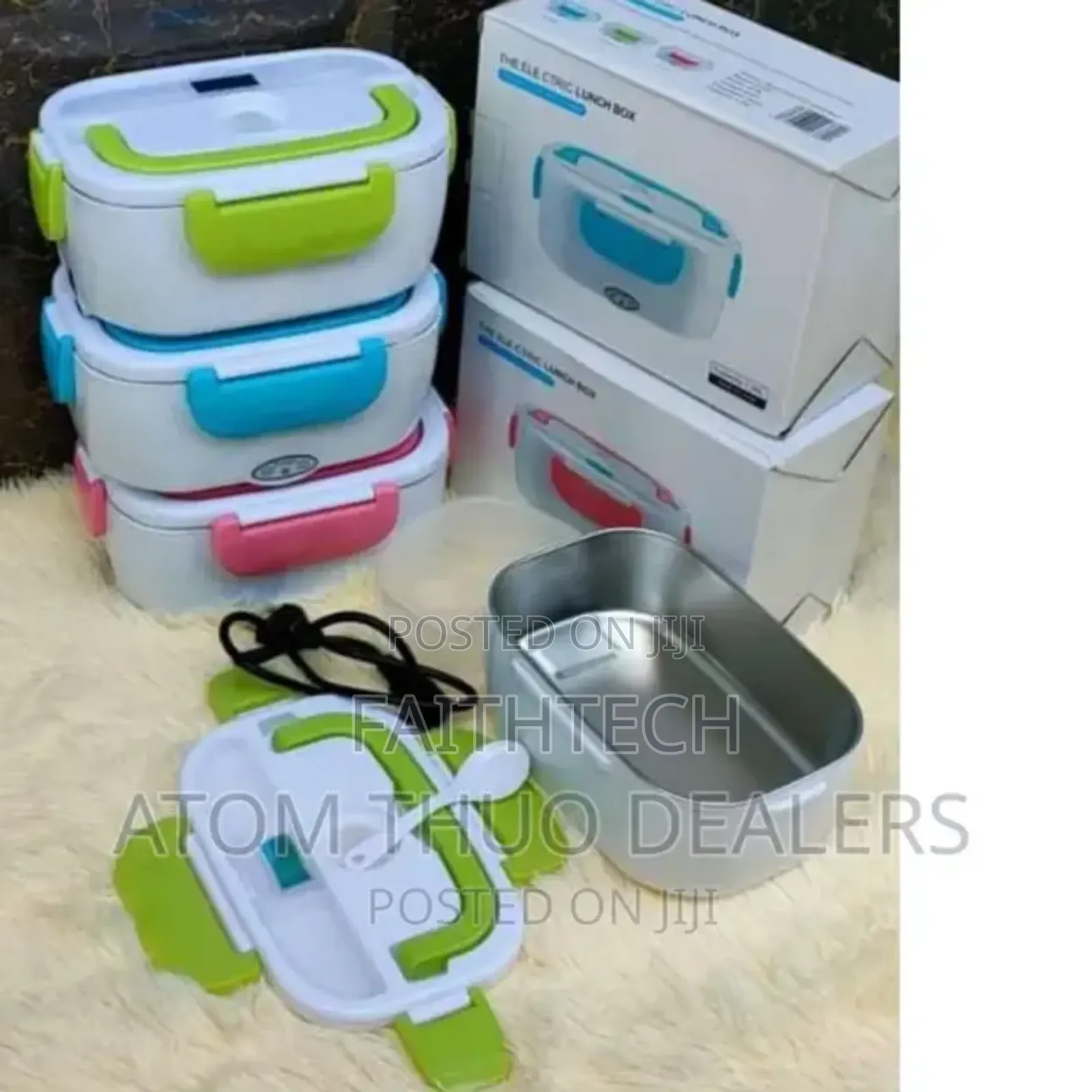 Electric Lunch Box Metallic Inside