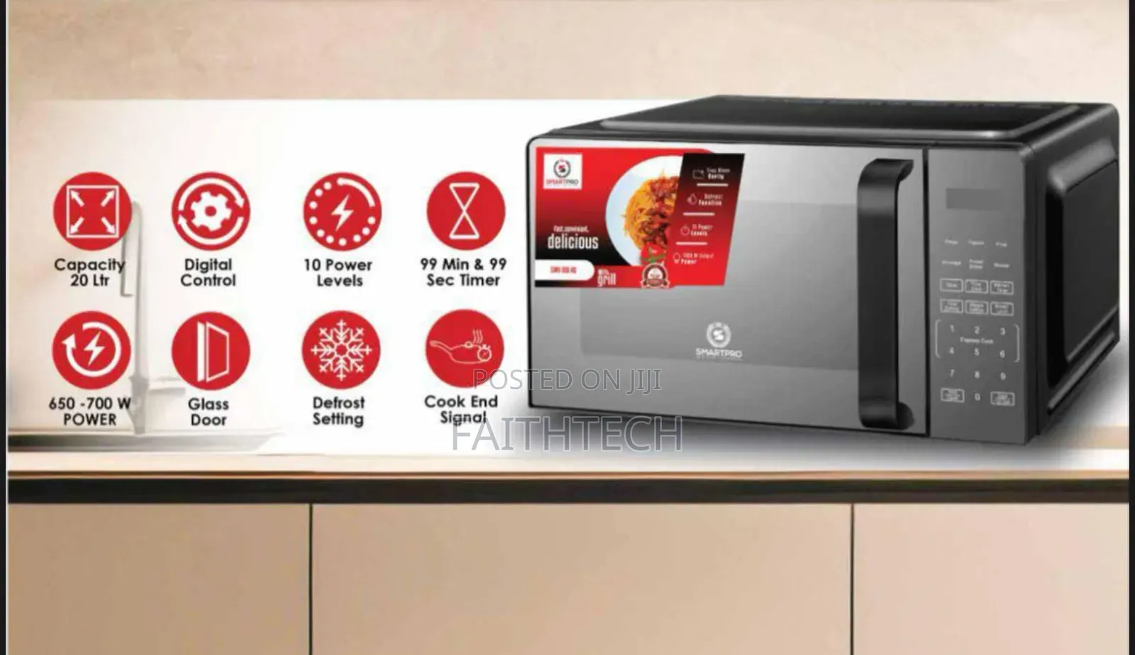 *Smart Pro Digital Microwave