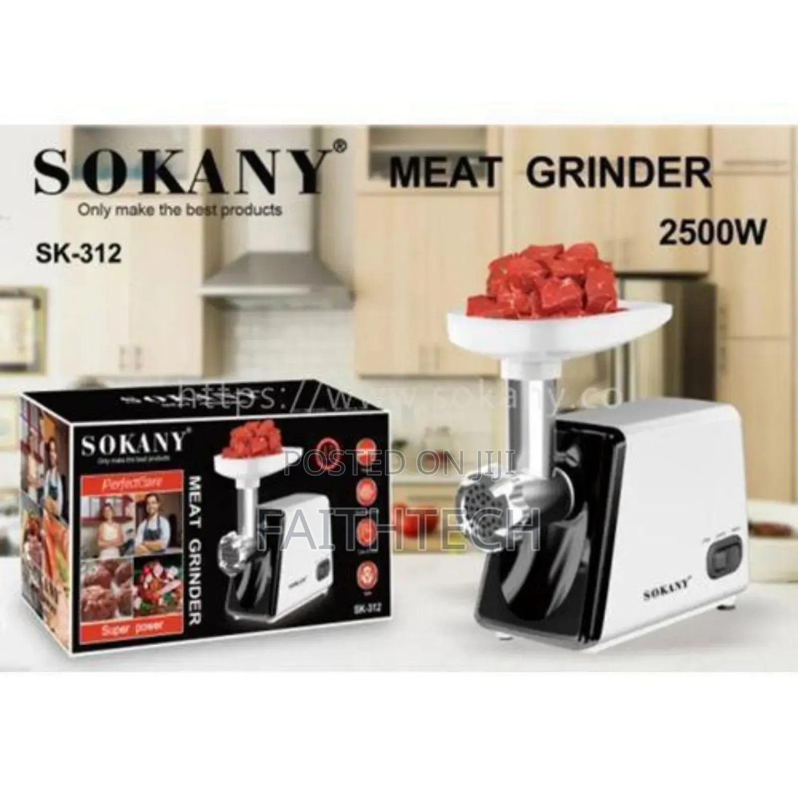 *Sokany Meat Mincer 2500watts