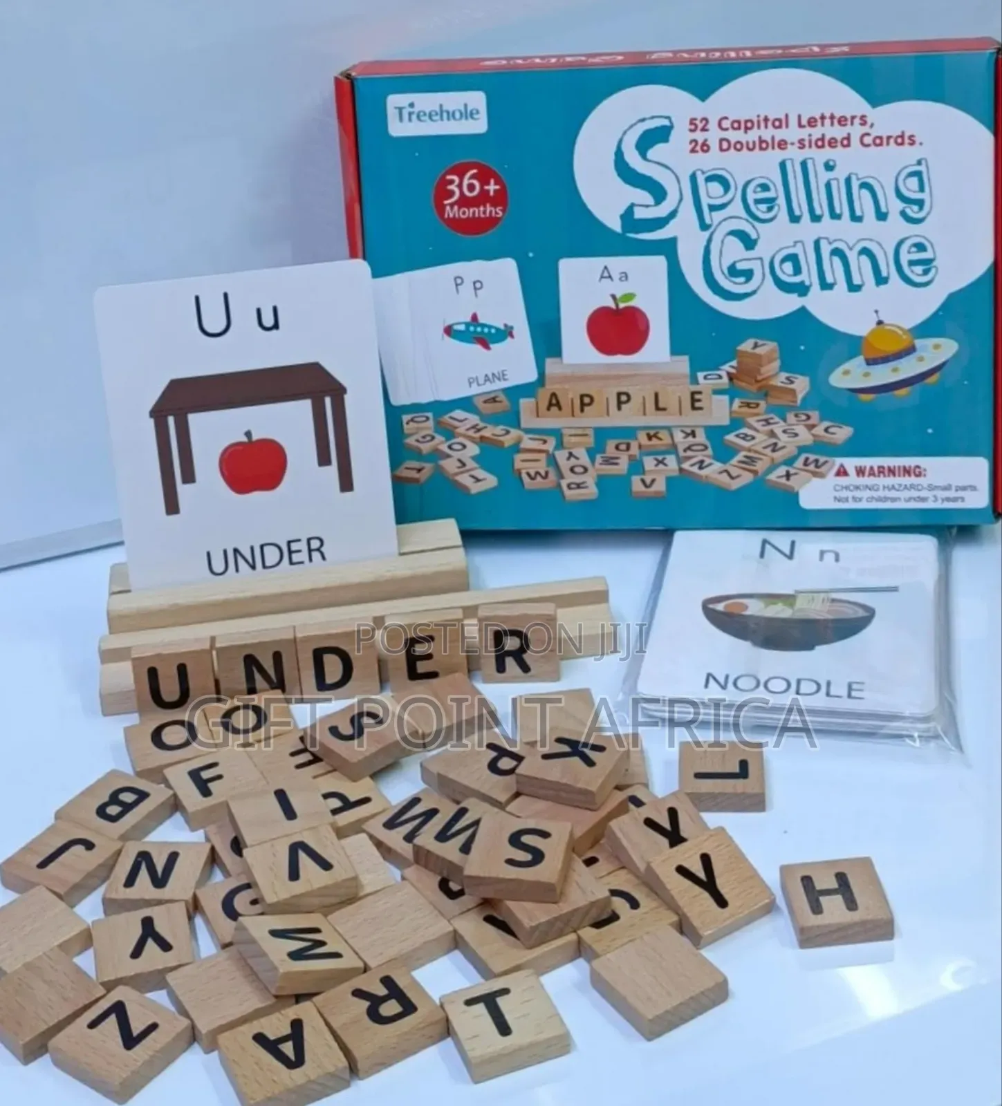 Wooden English Spelling Game For Kids