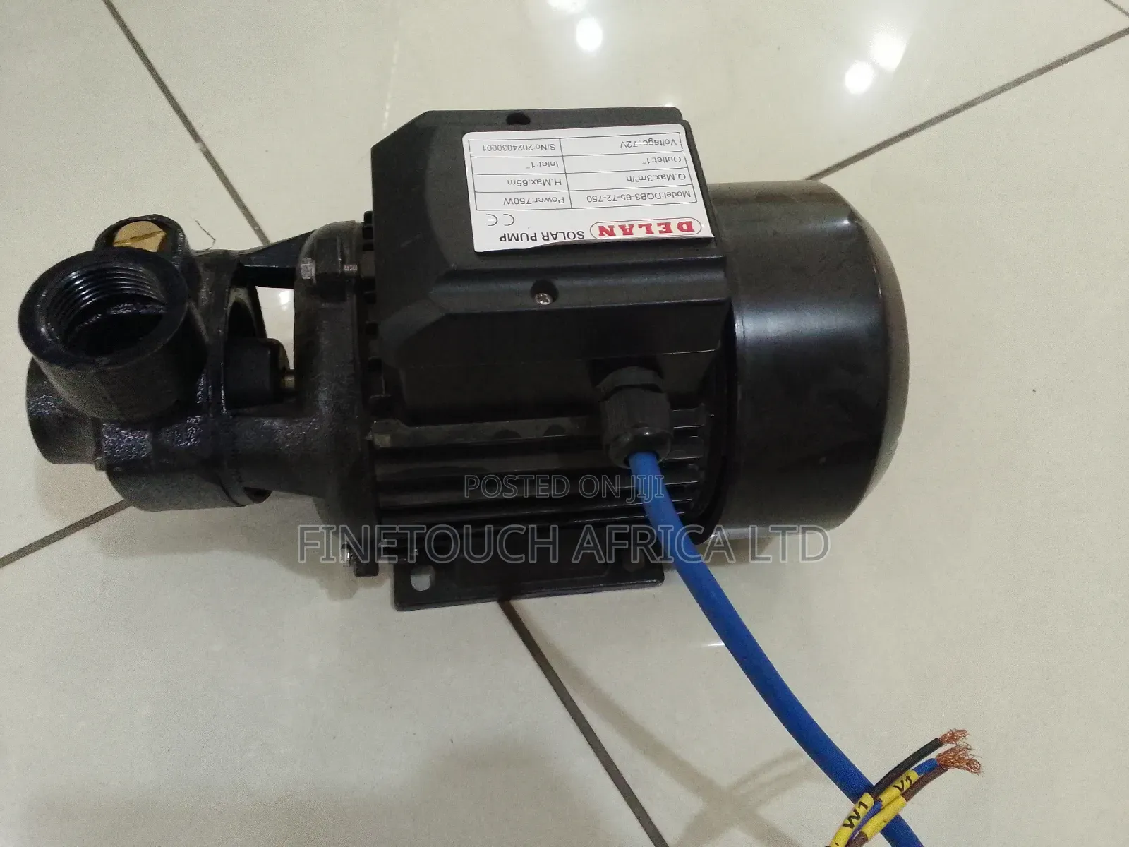 Delan Surface Solar Pump 65 M Head