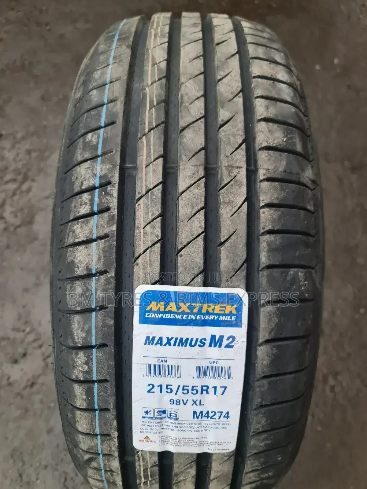 215 /55 R17 Maxtrek Tyres (Highway)