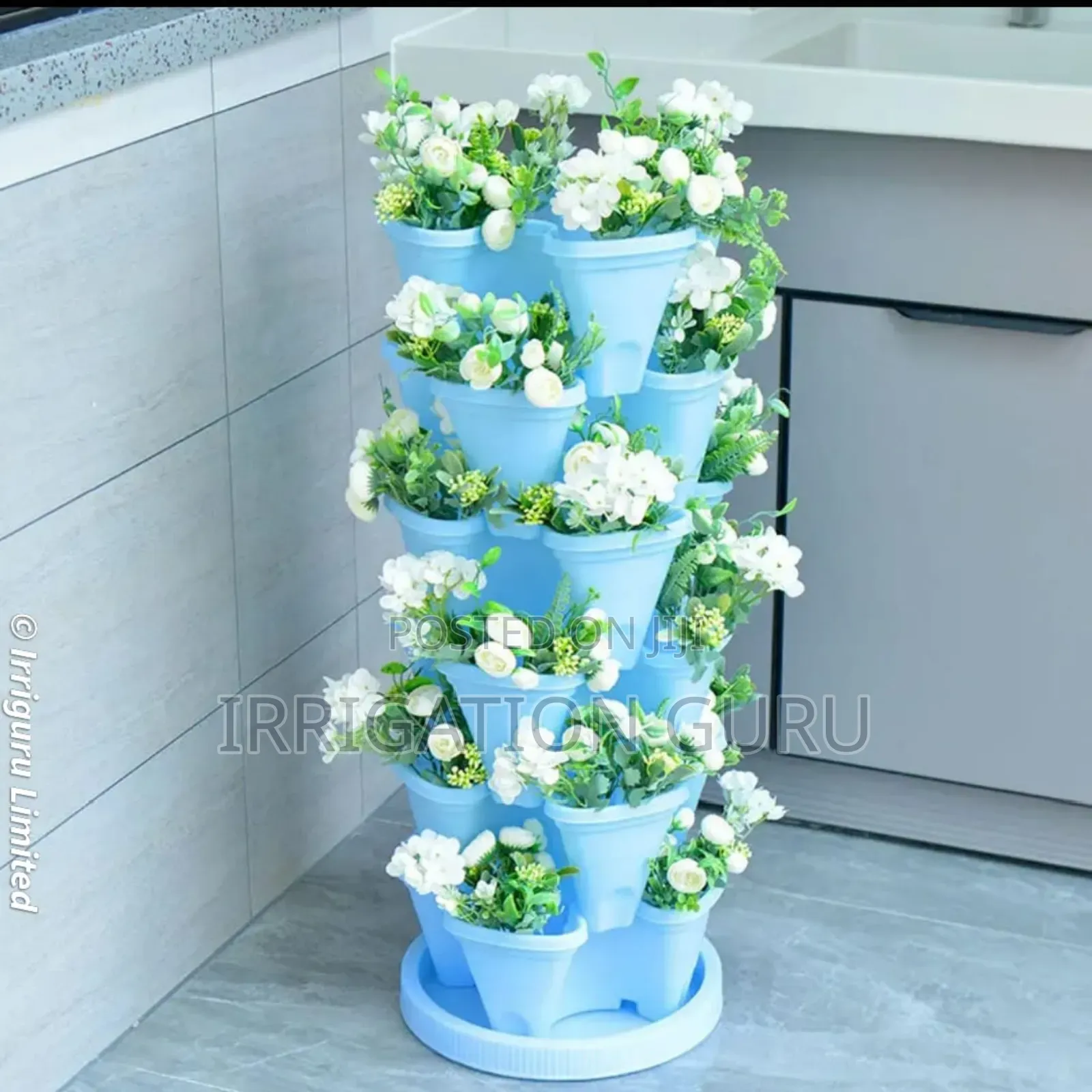 Rolling Garden Pot Tower
