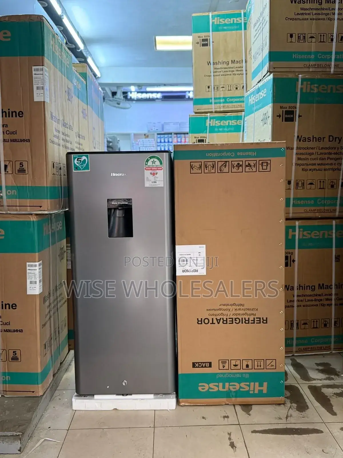 Restocked Hisense Ref176dr  With Water Dispenser