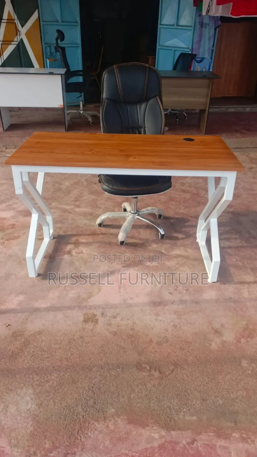 Leather Chair and Study Table