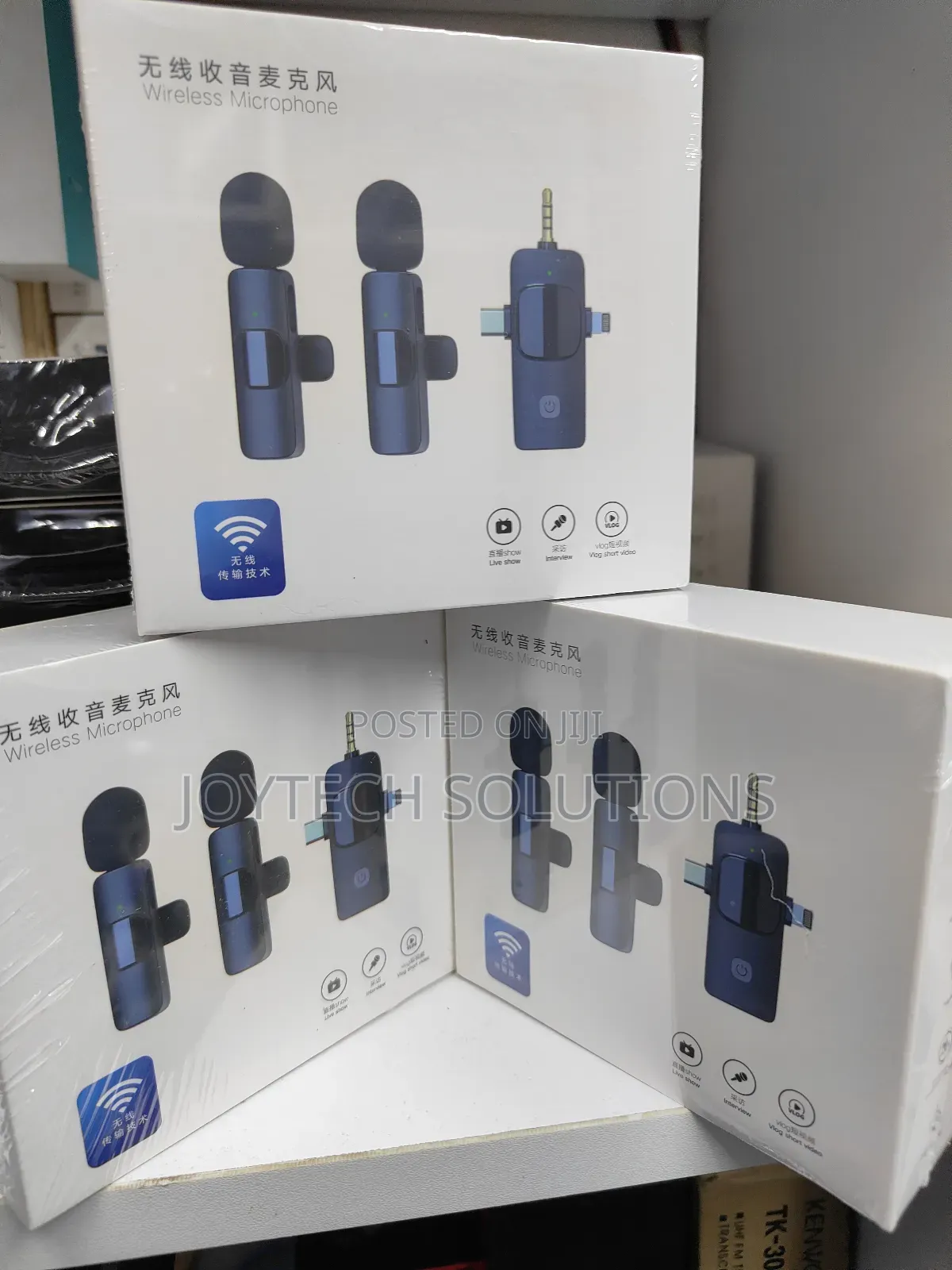 3 In 1 Wireless Smartphone Mics.