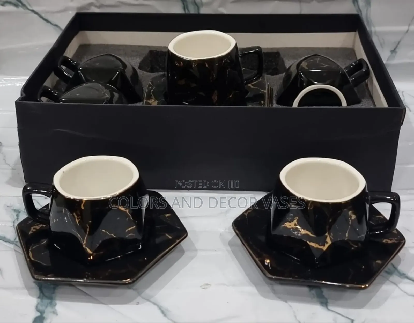 Elegant Cups With Saucers