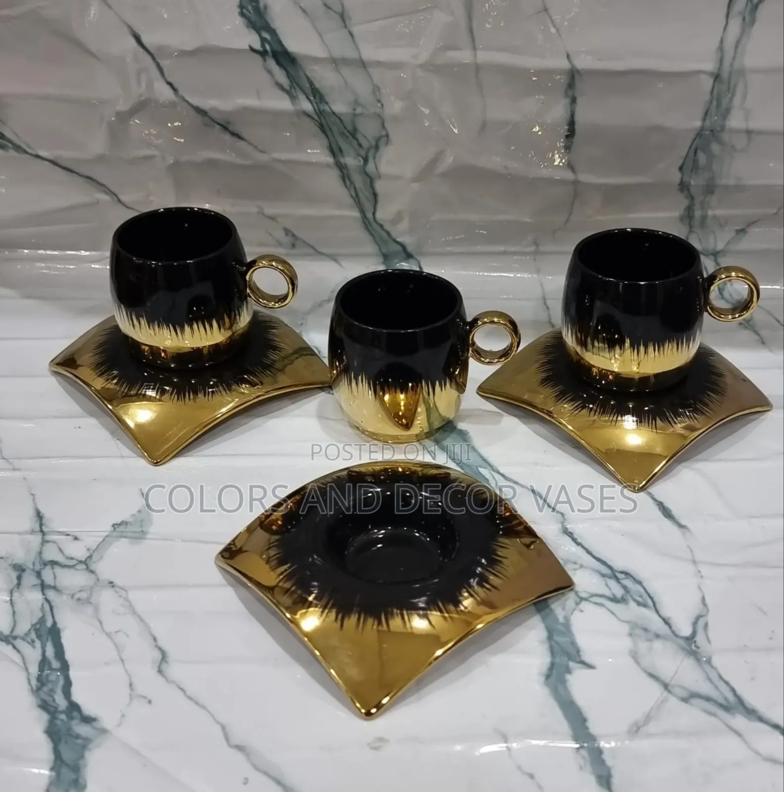 Breakfast Set Cups and Saucers