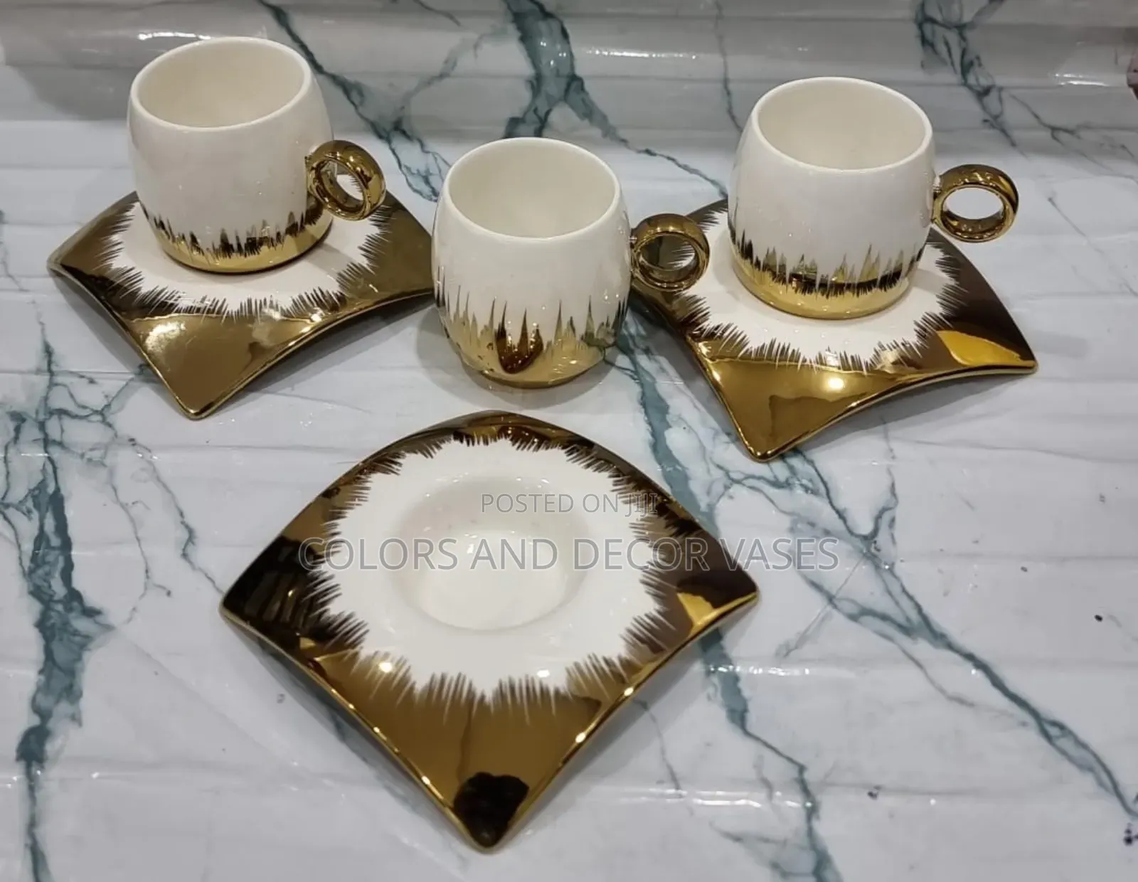 Breakfast Set Cups and Saucers