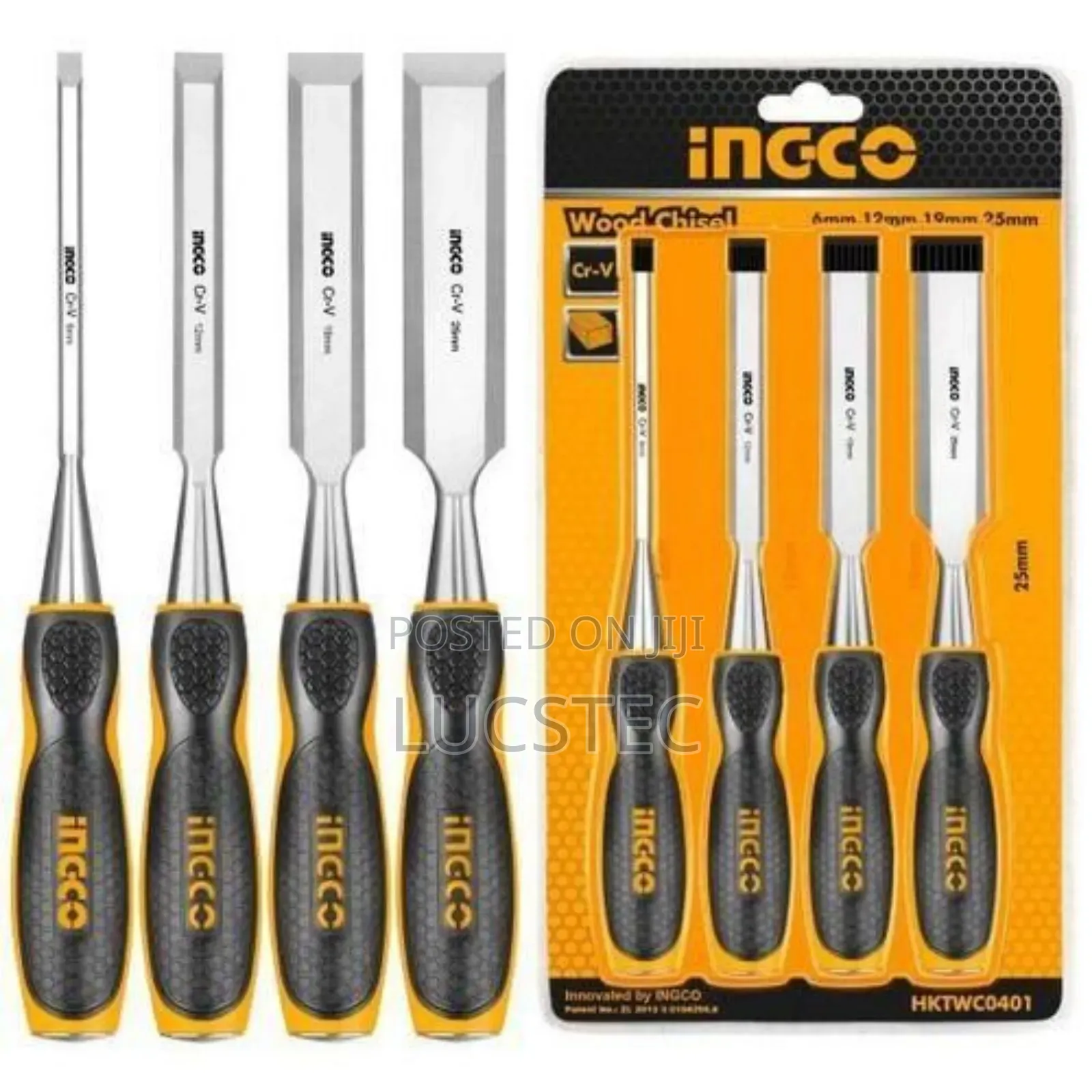 Ingco Wood Chisel Set 4 Pcs