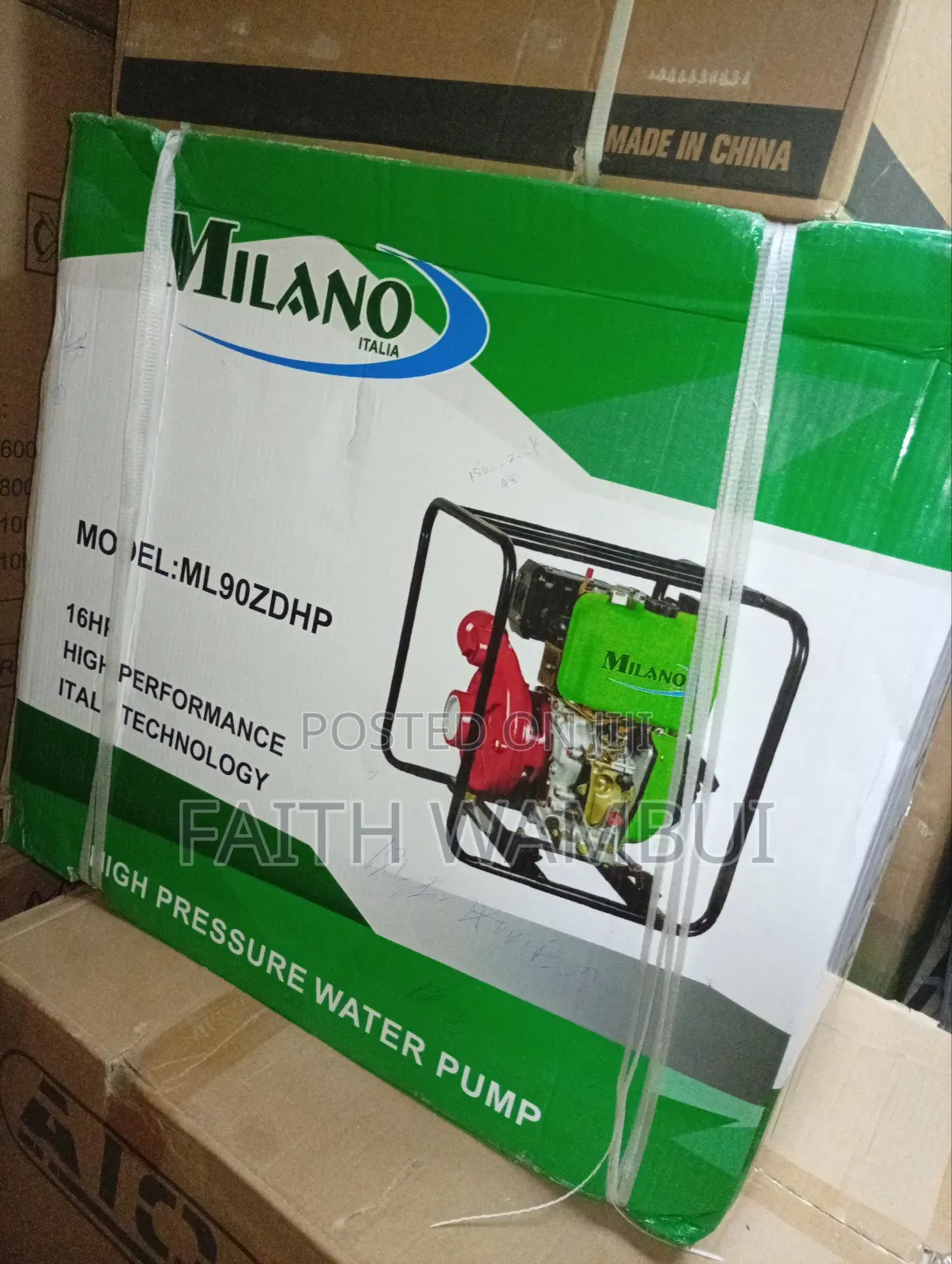 16hp Milano High Pressure Pump/Pressure Pump