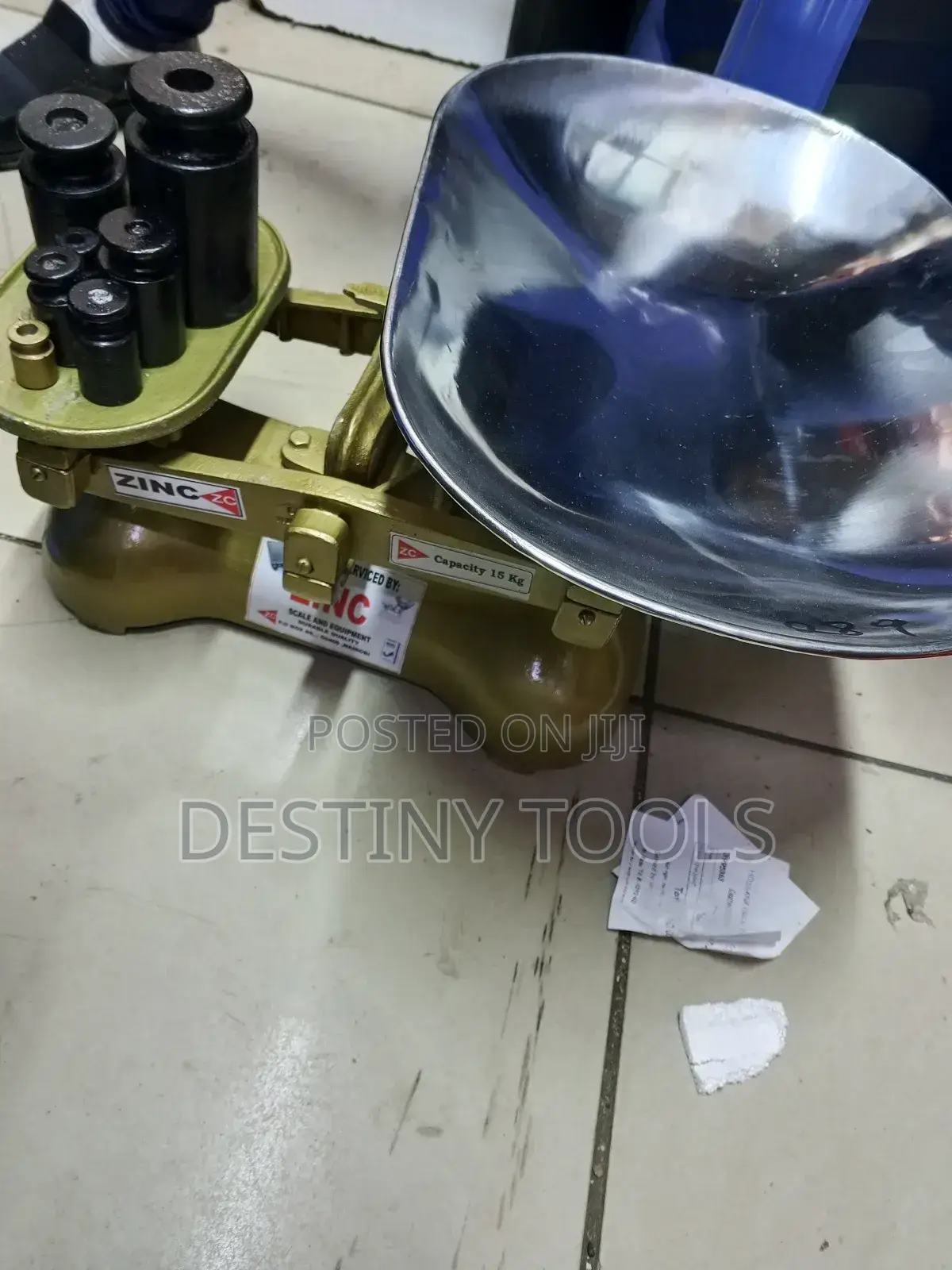 Zinc Weighing Scale Manual 15kg