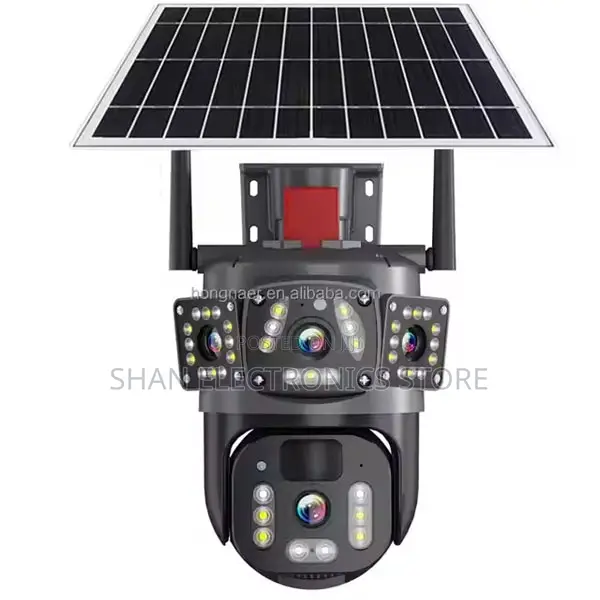 Three Eyes Outdoor Solar Closed PTZ Camera 4g Sim Card Net