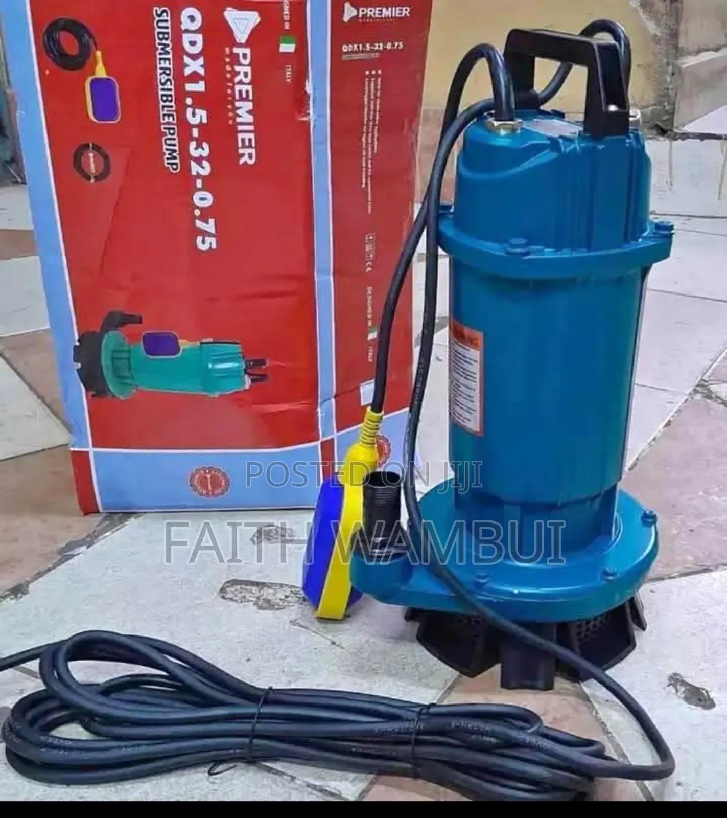 Electric 1hp Premier Submersible Water Pump/Submersible Pump