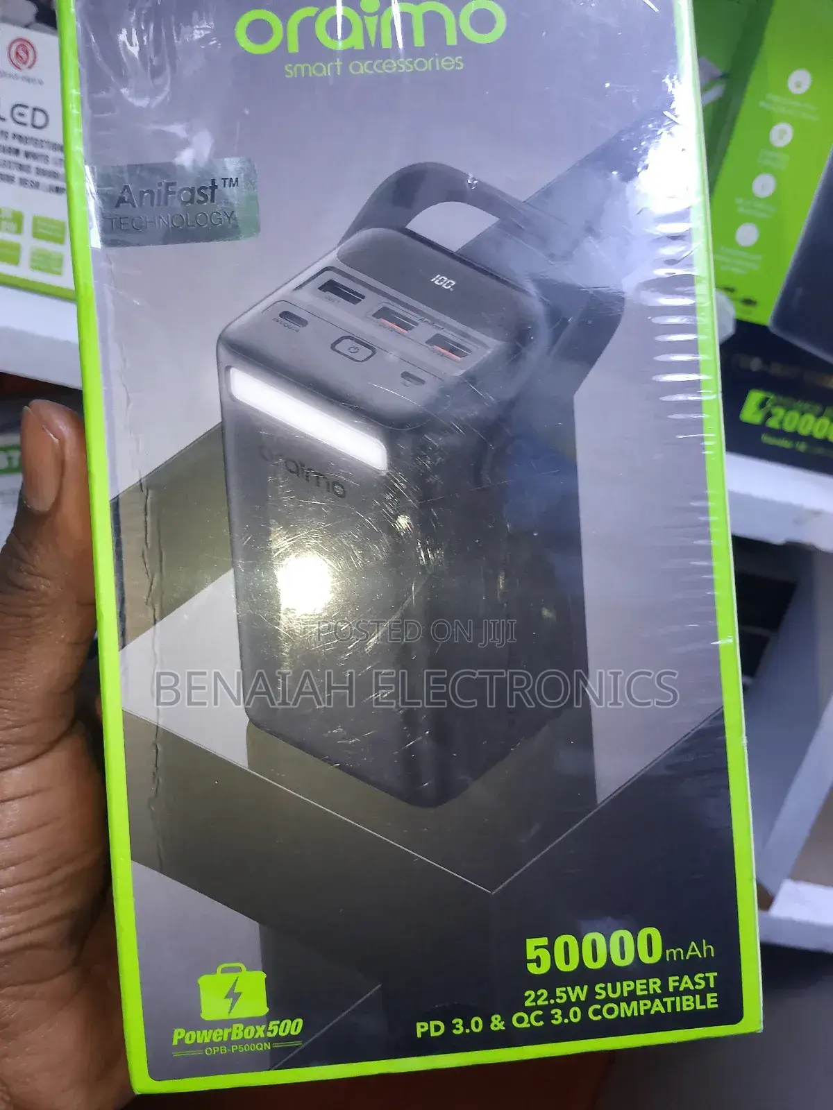 50000 Mah Powerbank,22.5 Watts Super Fast Oraimo Powerbank