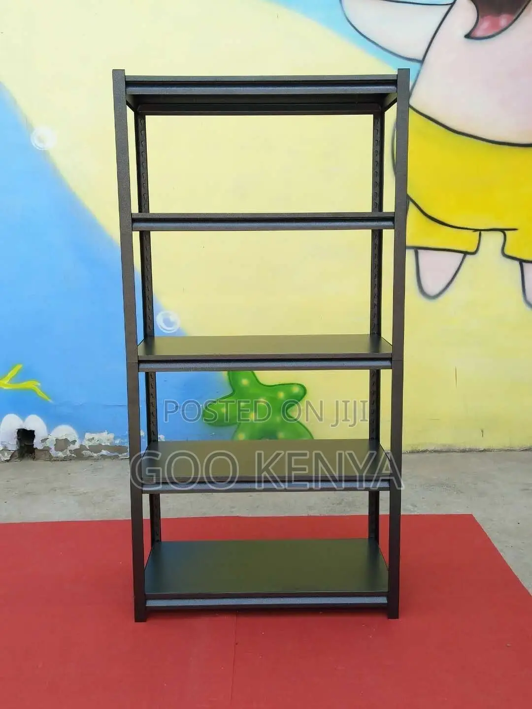 Home Furniture ; Stand Adjustable Metal Rack Steel Shelf