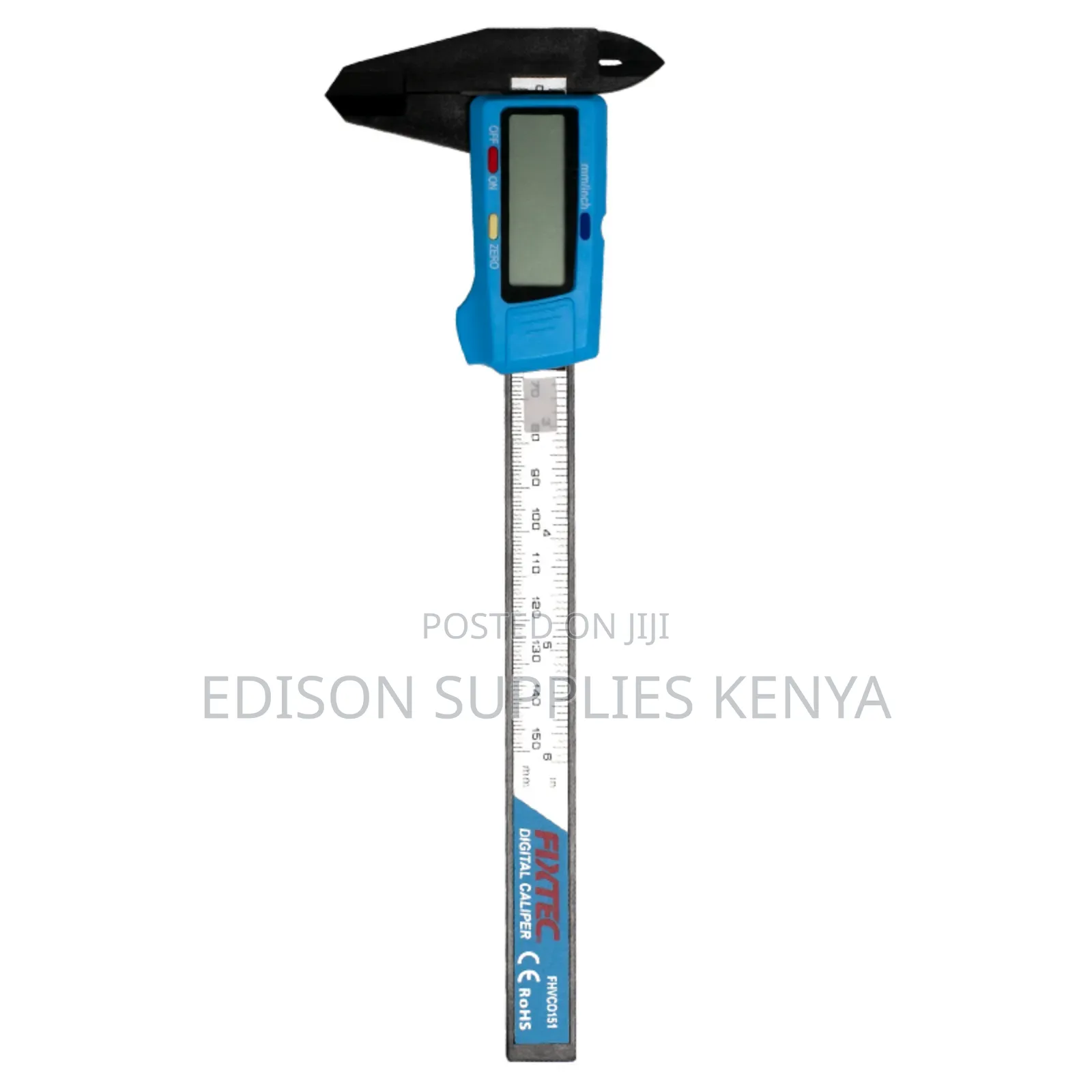 Digital Vernier Caliper Fixtec 150mm 6" Inch Digital Display