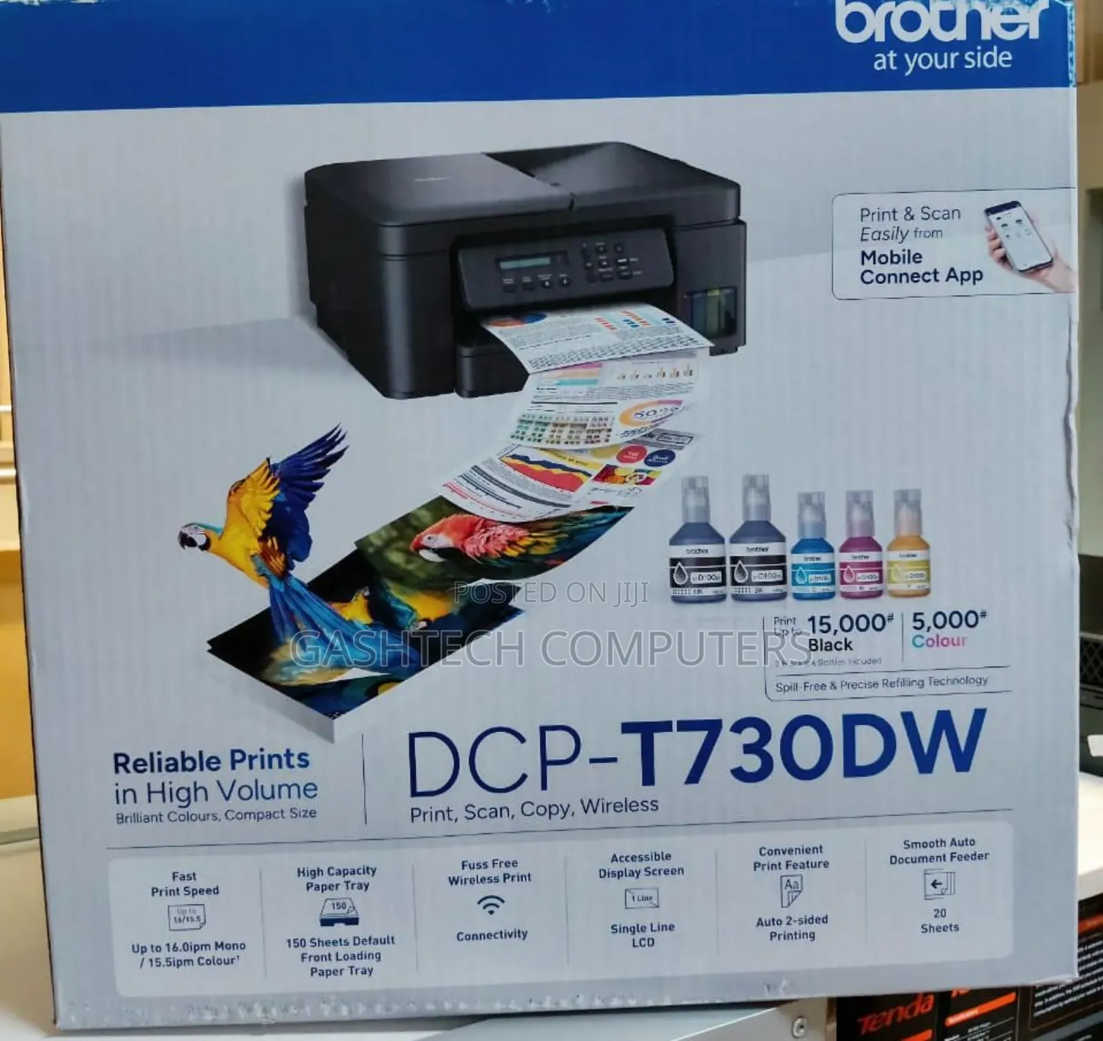 Brother DCP-T730dw Inkjet Duplex Printer