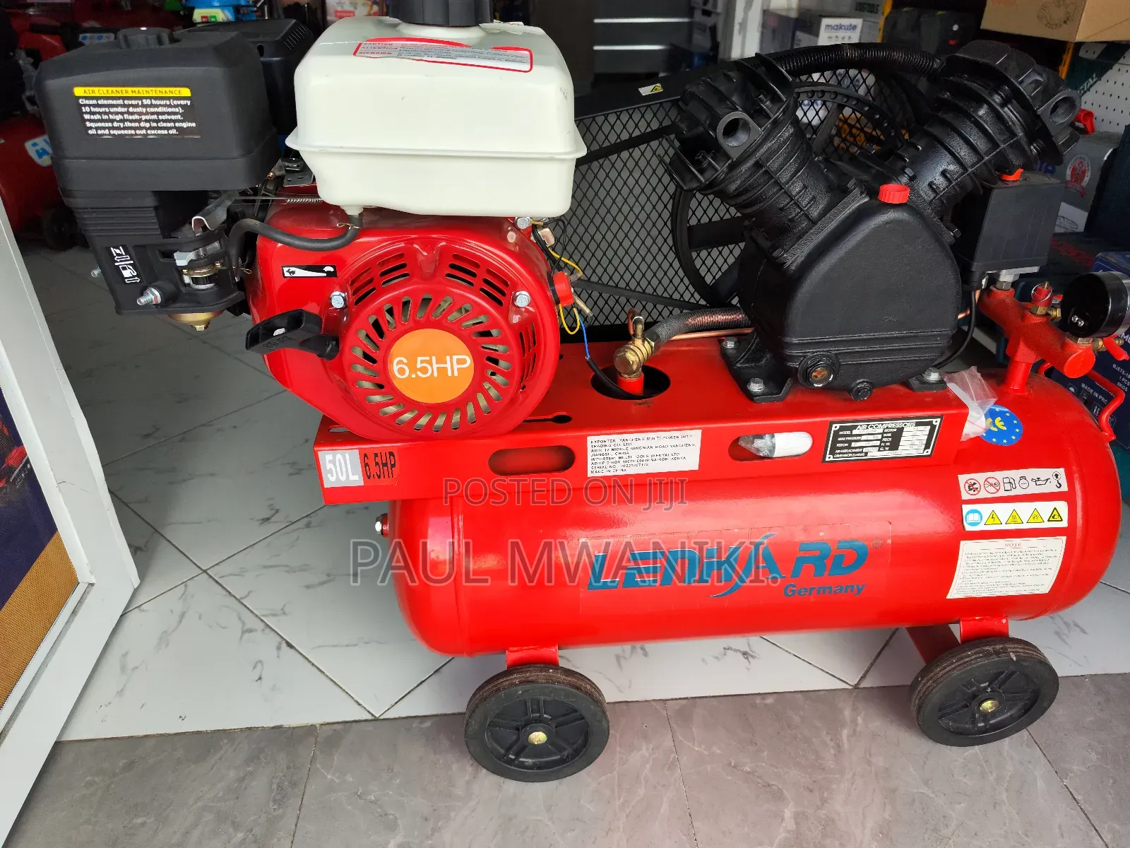 Lenhard 50l Air Compressor