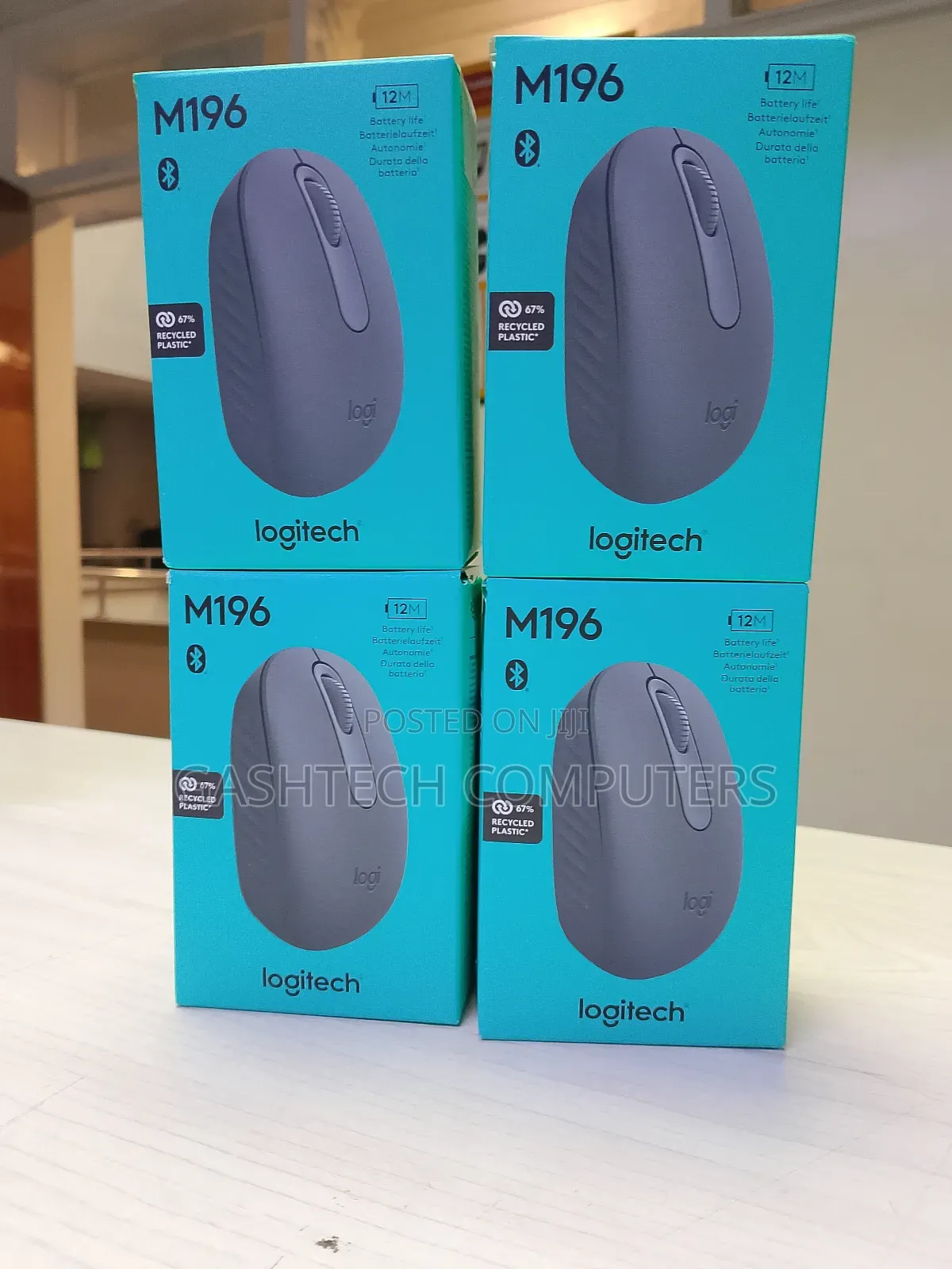 Logitech M196 Graphite ,Upto 12months Battery Life