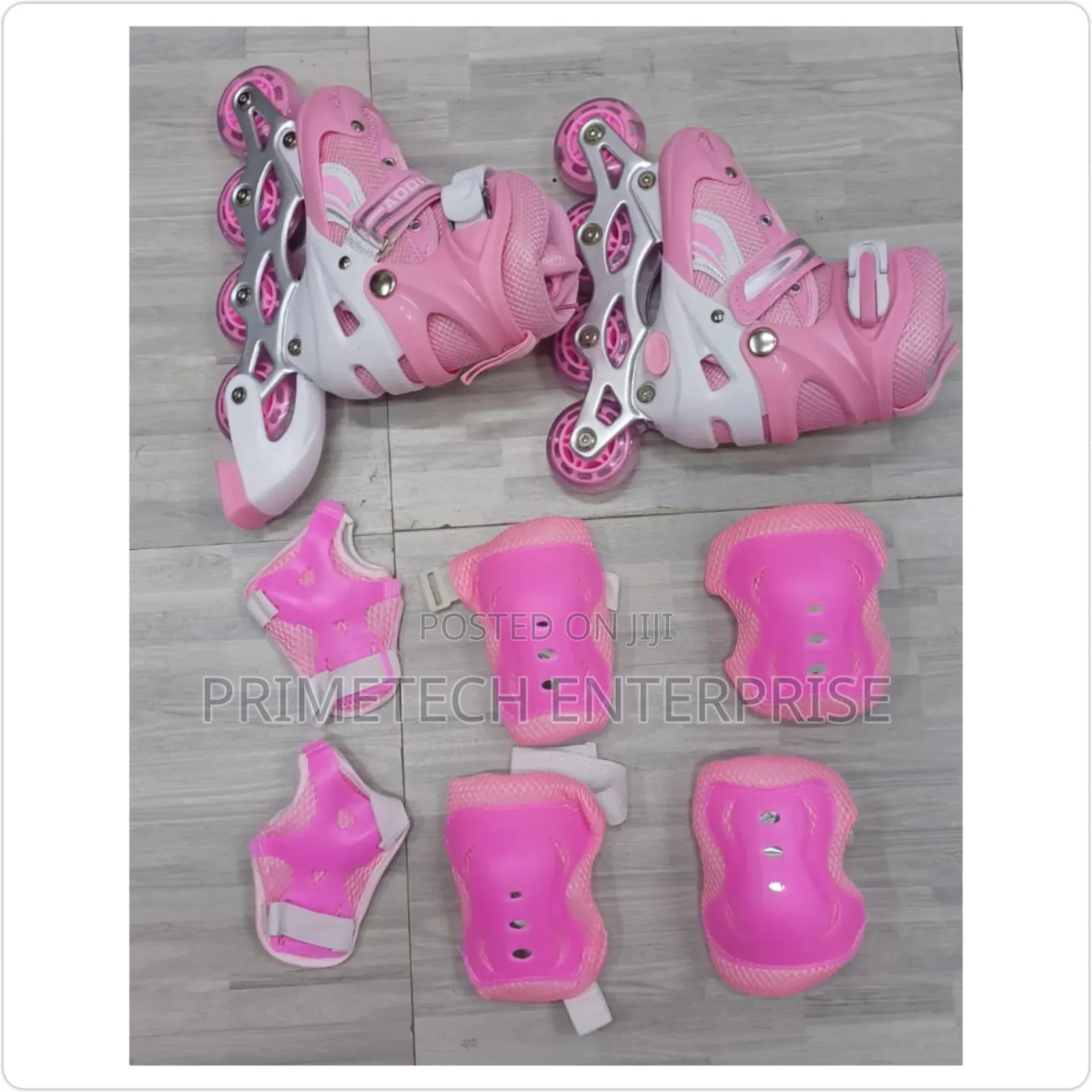 Pink Skating Shoes/Gear Kit