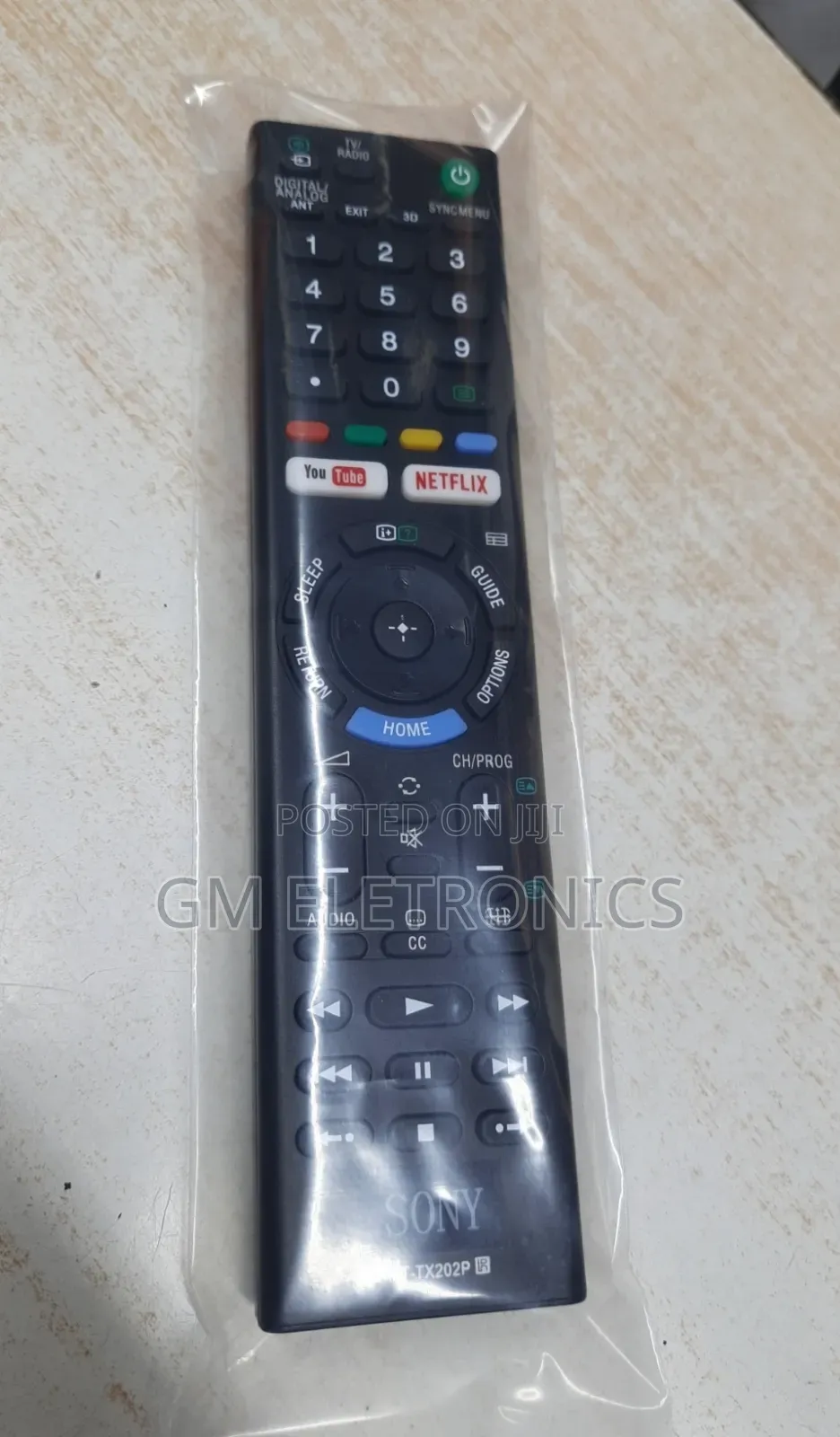 New Sony Replacement Remote With Youtube Nexflix Shortcut.