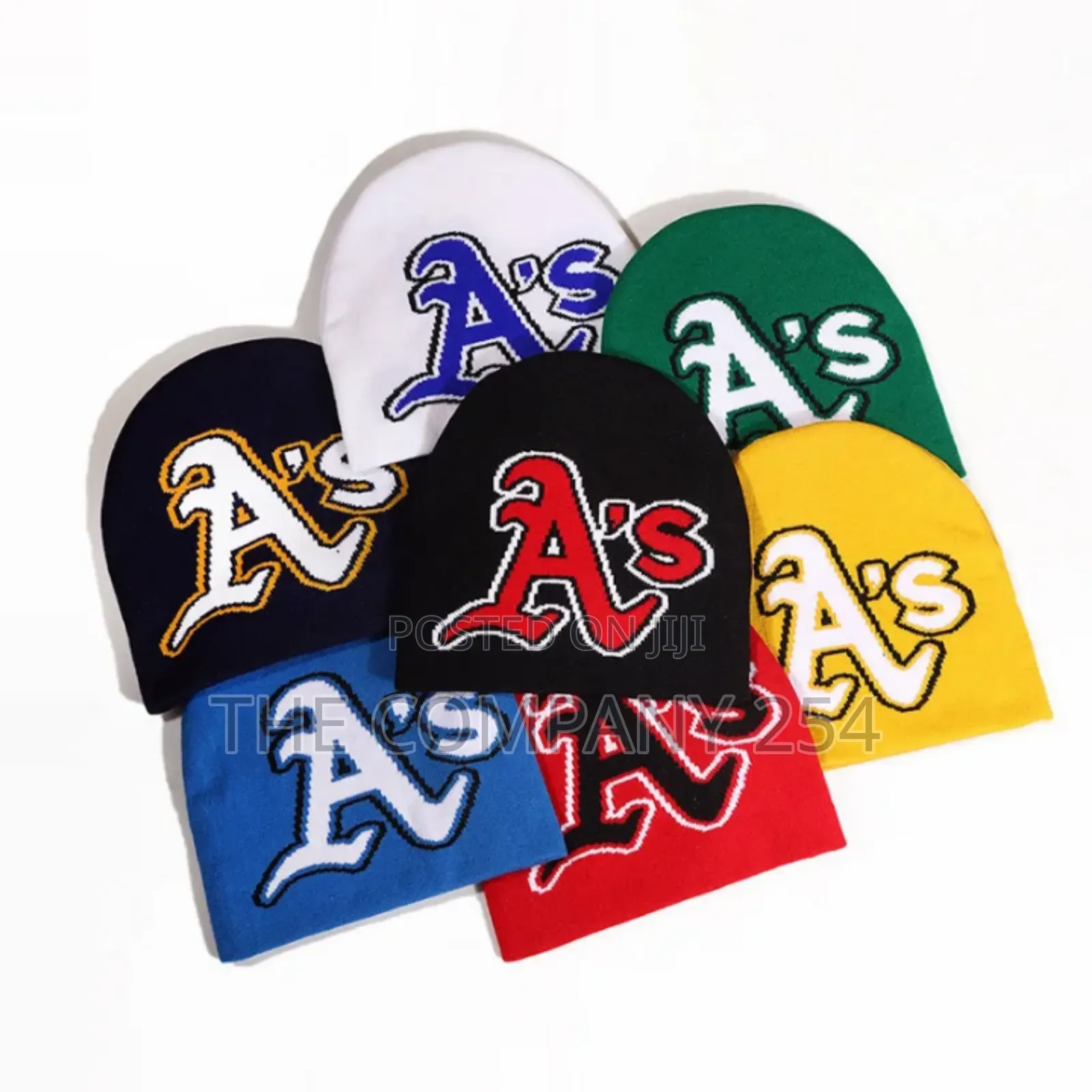 Alphabet A's Jacquard Knitted Beanie Hats Warm Outdoor Sport