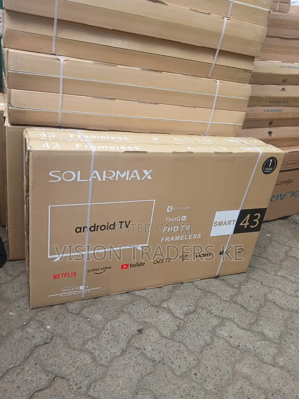 Solarmax 43 Inches Smart Android Frameless Tv