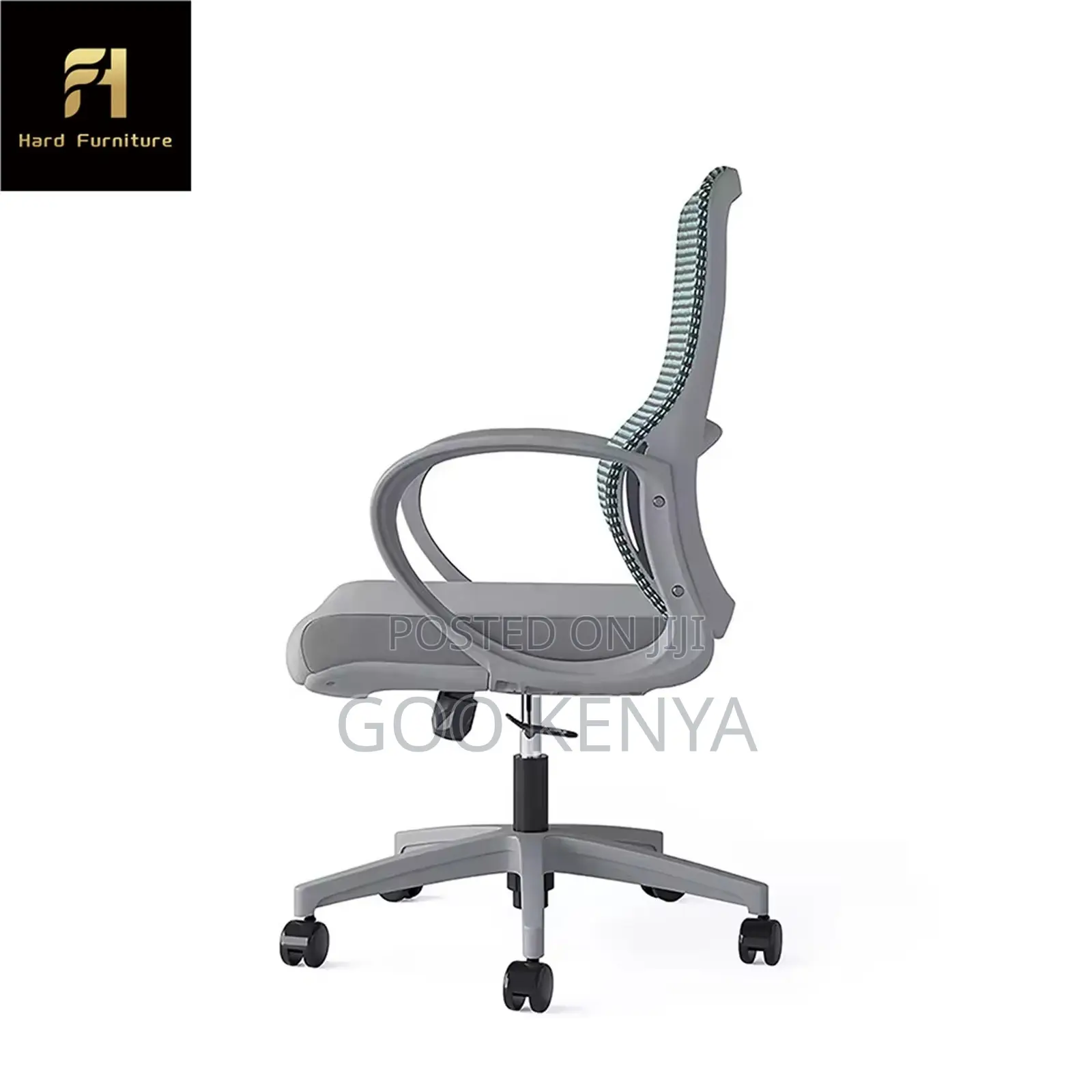 Office Chair ; Adjustable Headrest Lift Style