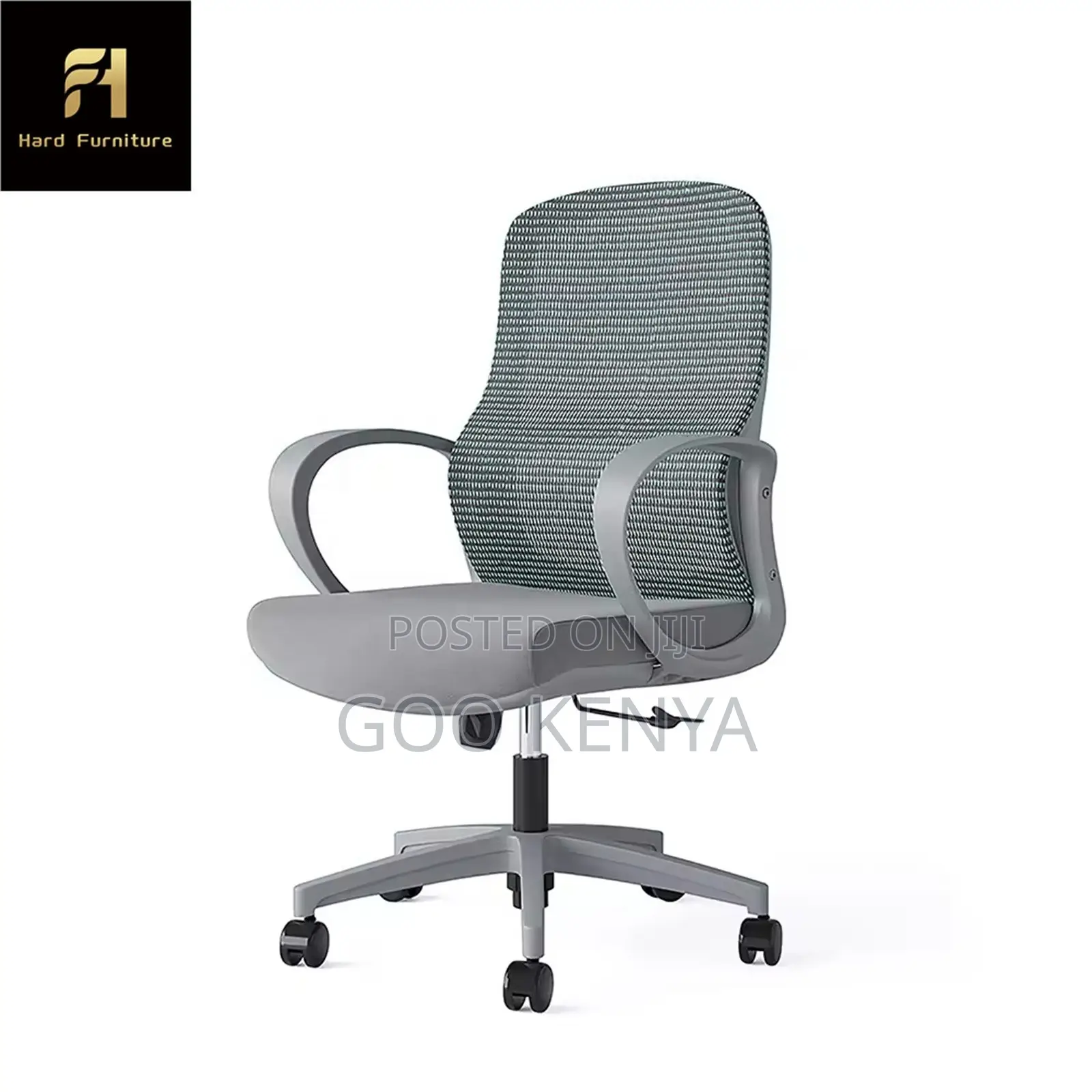 Office Chair ; Adjustable Headrest Lift Style